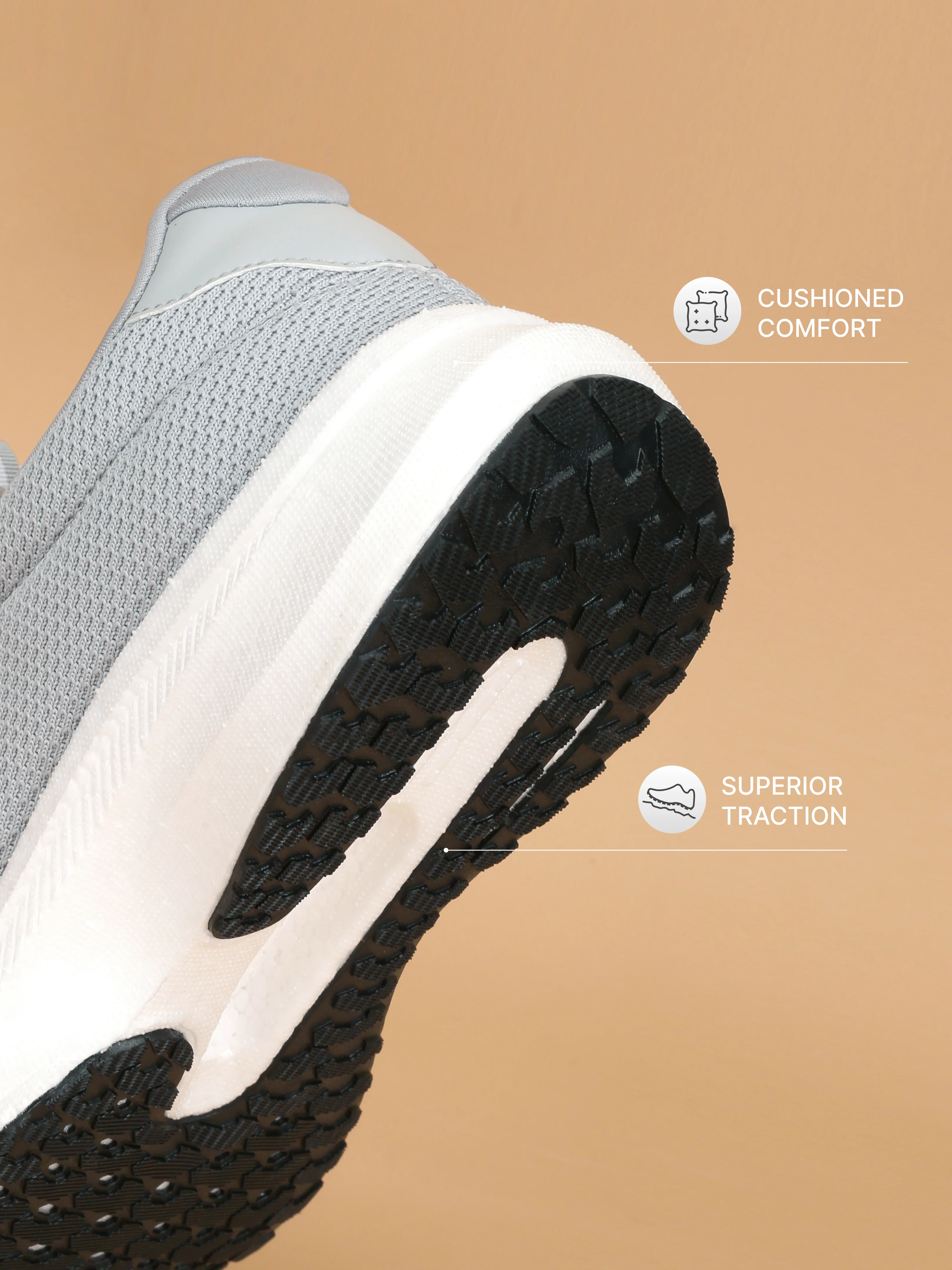 Cult Men's Glide Walk Walking Shoes - Grey - Image 5