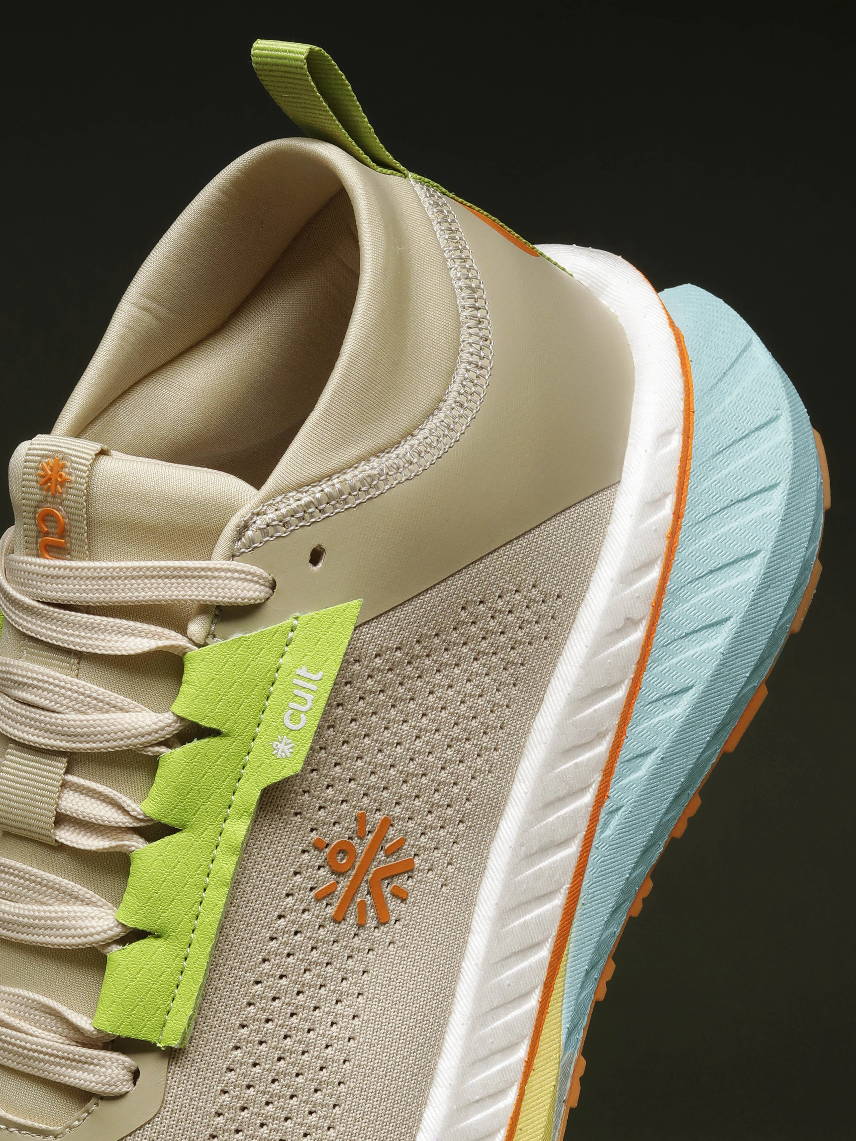 cult Men's GlideMax Trail Running Shoes - Beige - Image 10
