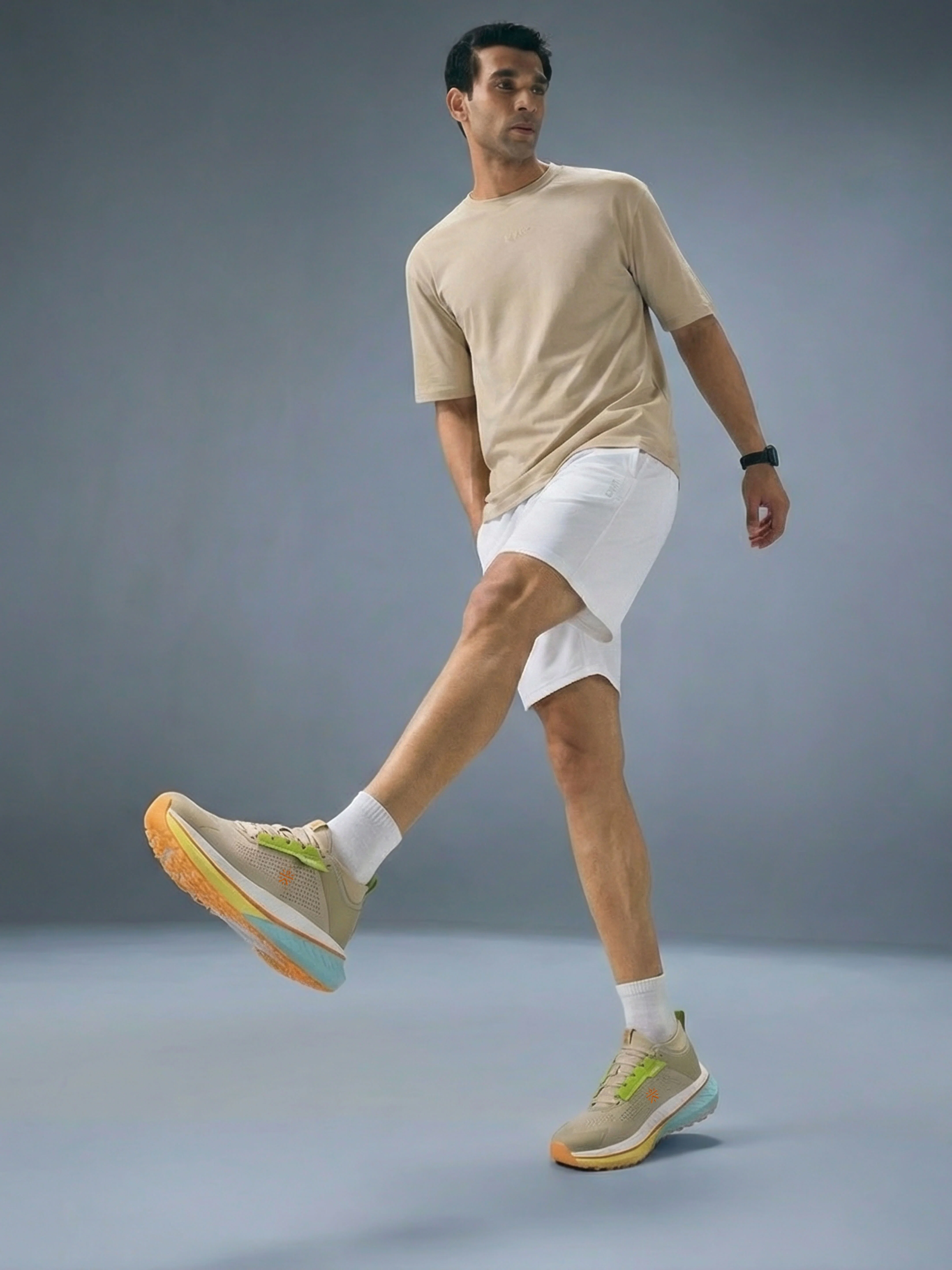 cult Men's GlideMax Trail Running Shoes - Beige - Image 2
