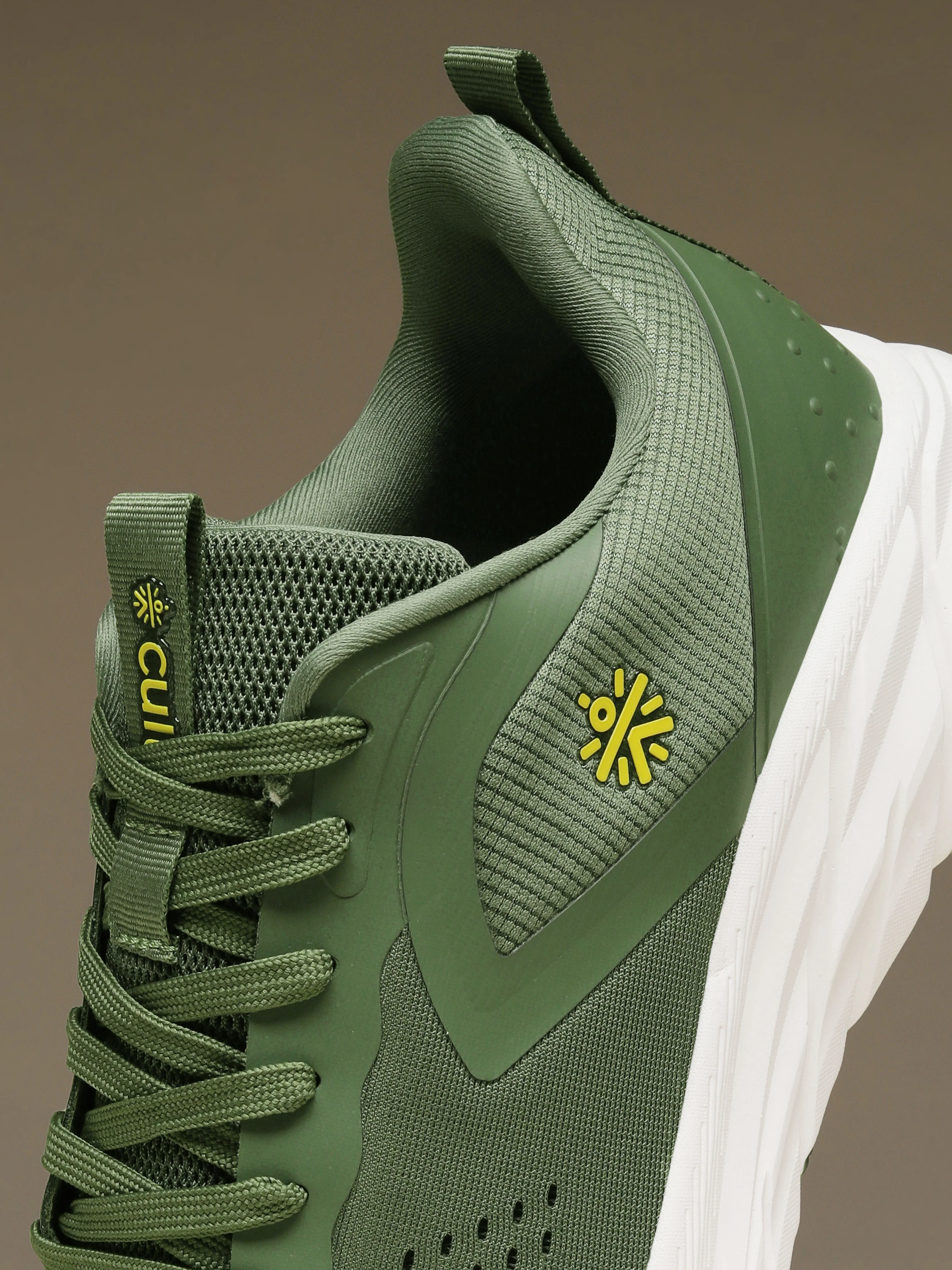 cult Men's GlideMove Running Shoes - Olive - Image 10