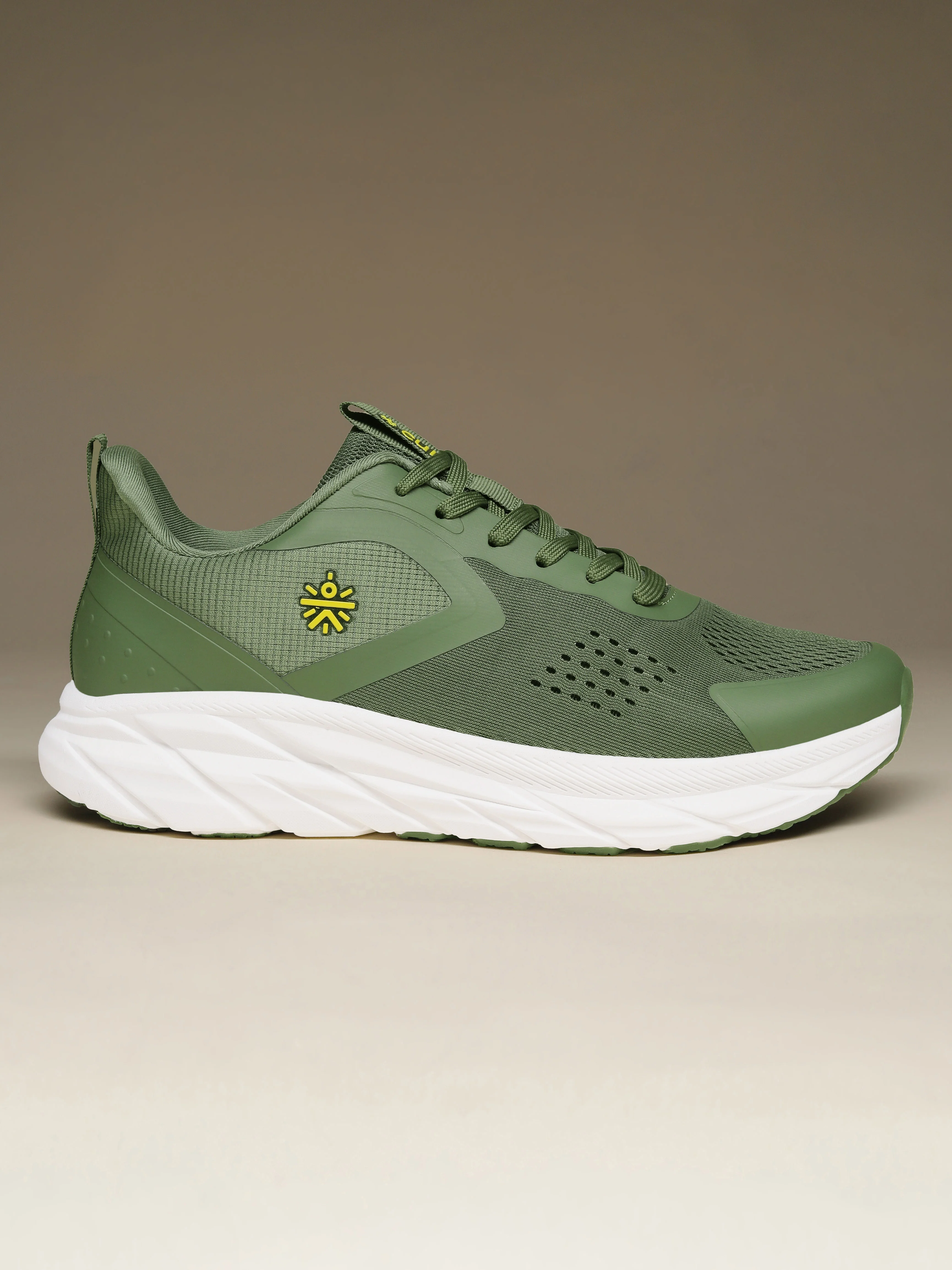 cult Men's GlideMove Running Shoes - Olive - Image 3