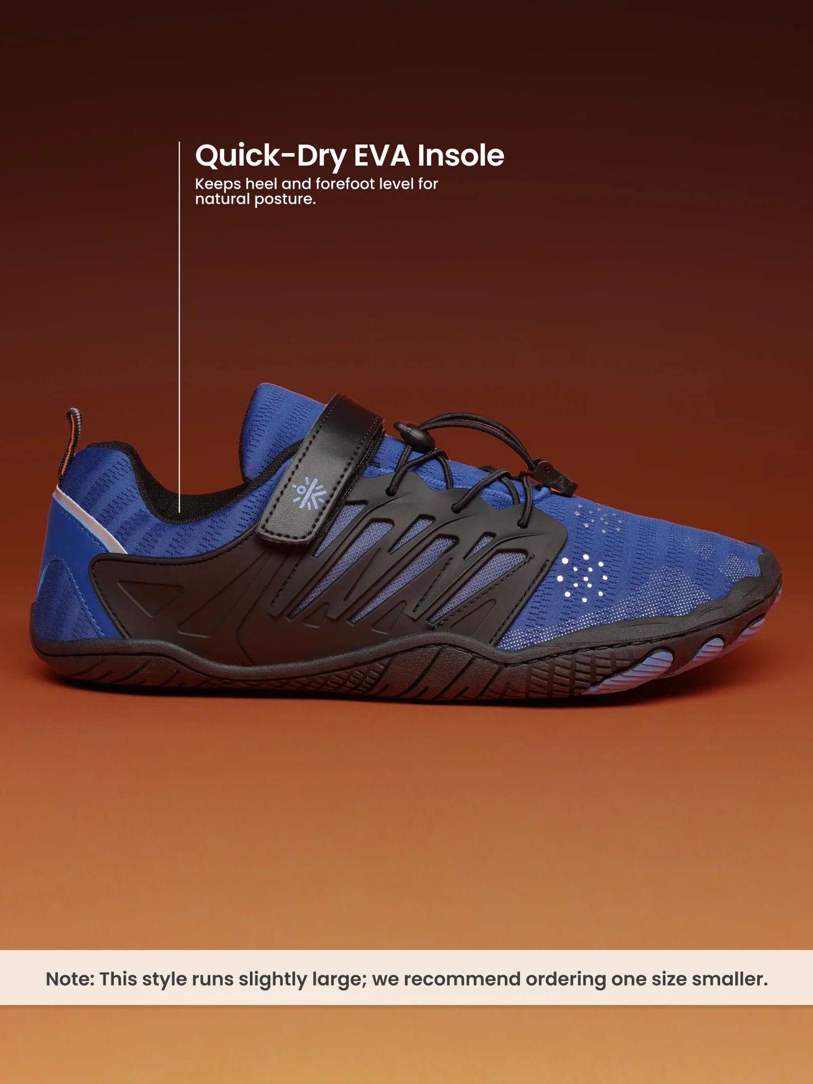 cult Men's HydroLite Barefoot Water Sport Shoes - R.Blue - Image 3