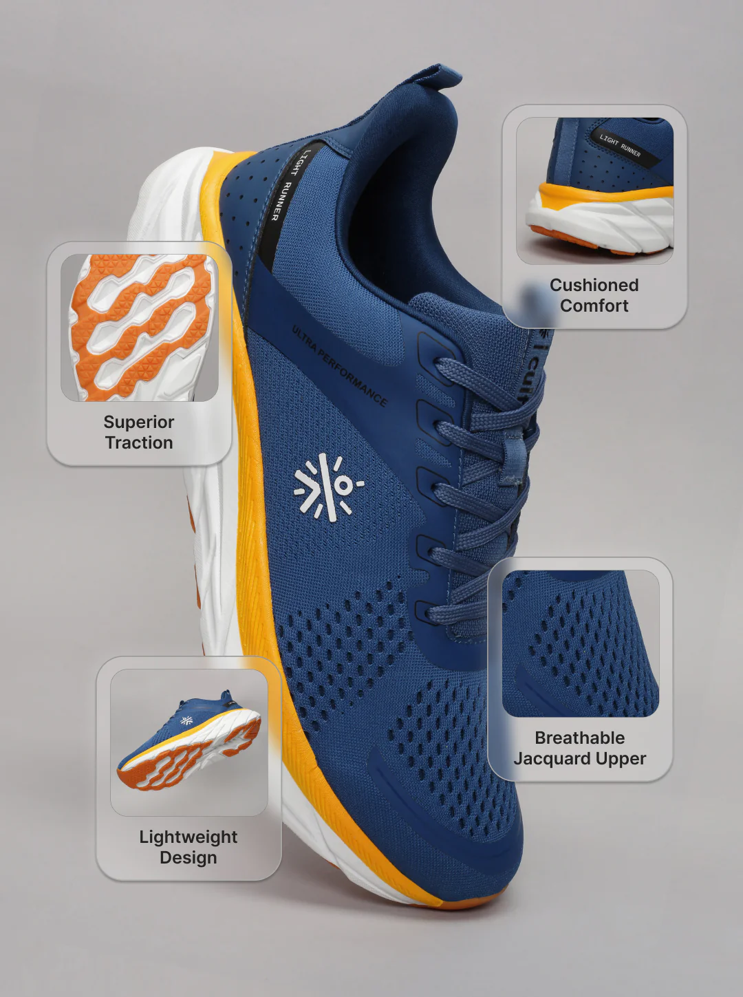 cult Men's Hyperion Running Shoes - Teal - Image 7
