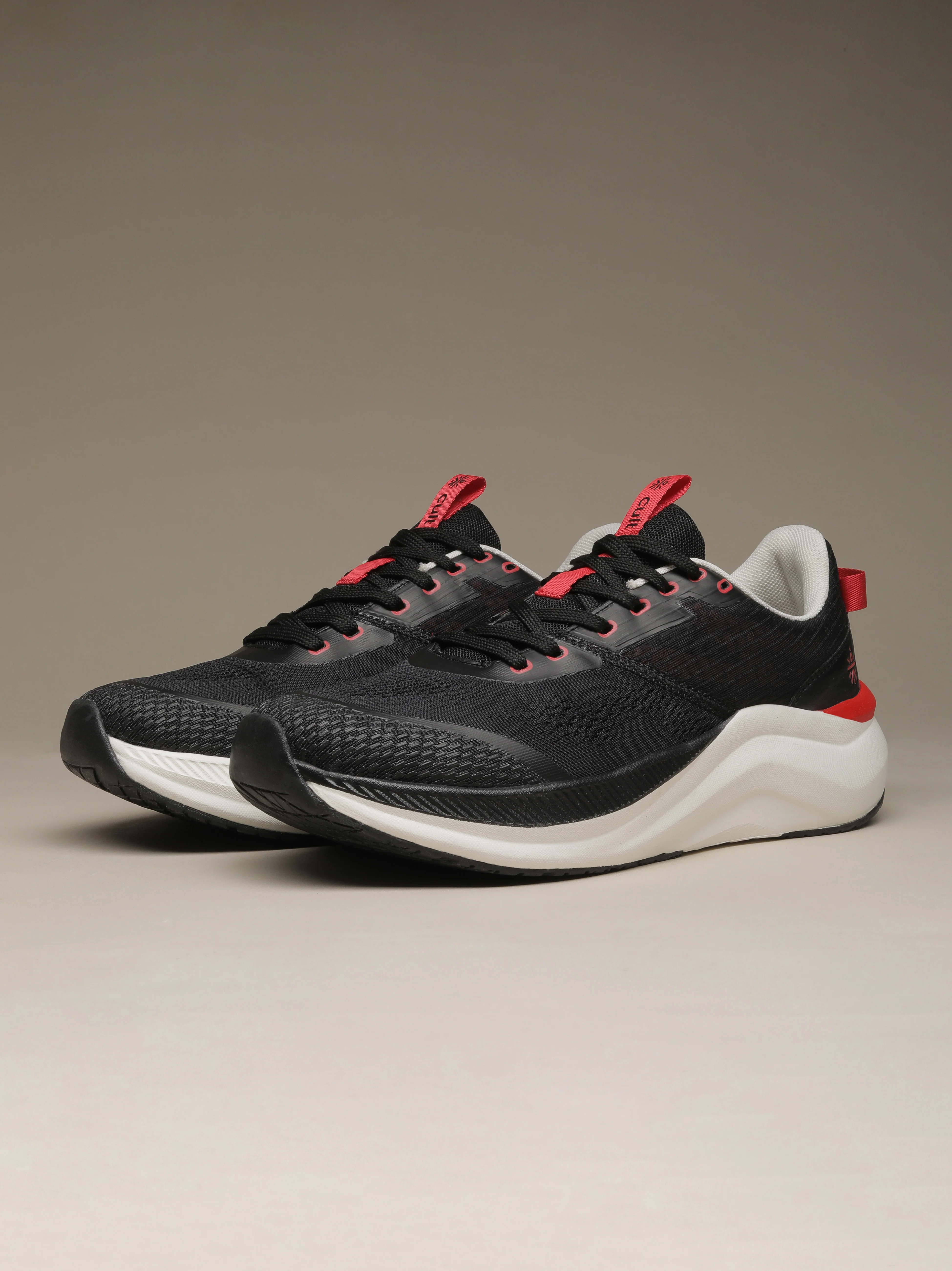cult Men's Kairo Running Shoes - Black/Red - Image 13