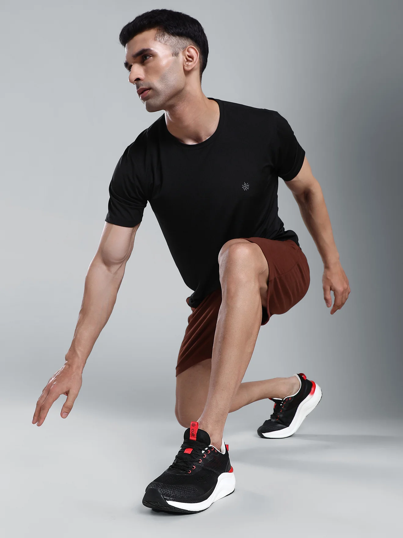 cult Men's Kairo Running Shoes - Black/Red - Image 2