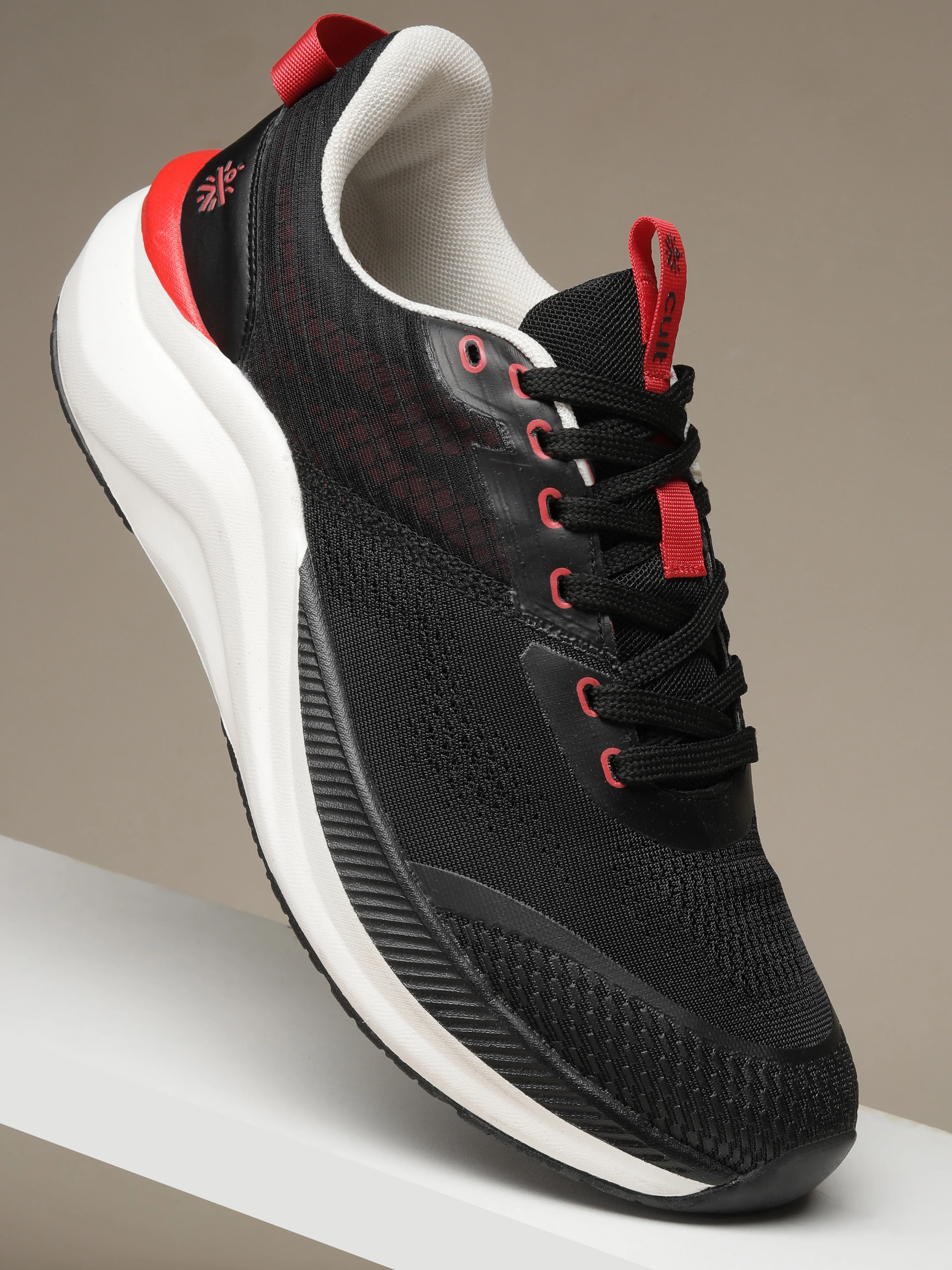 cult Men's Kairo Running Shoes - Black/Red - Image 3