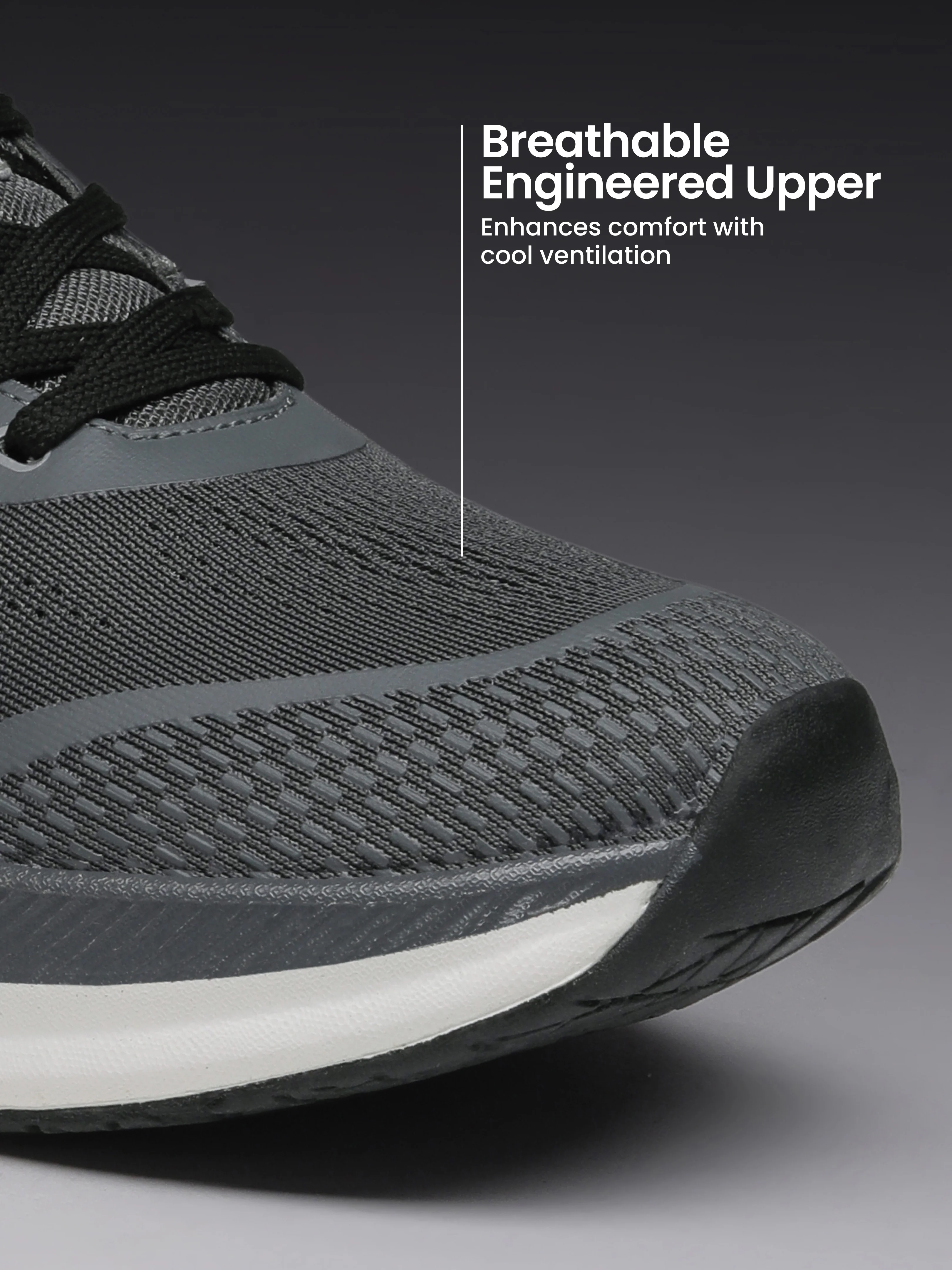 cult Men's Kairo Running Shoes - D.Grey - Image 4