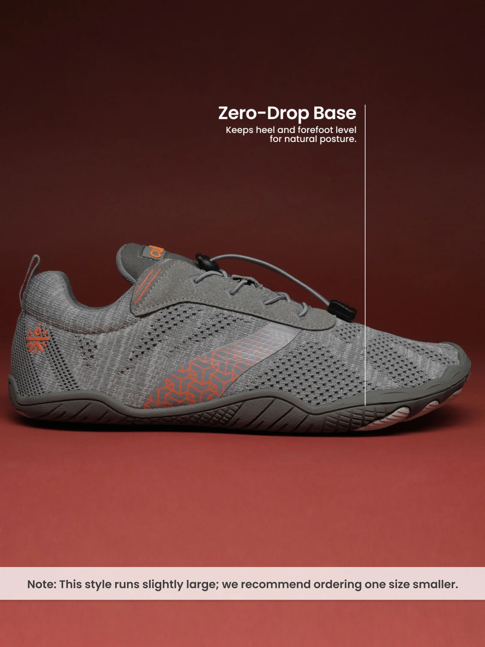cult Men's KnitFit Barefoot Training Shoes - D.Grey - Image 3