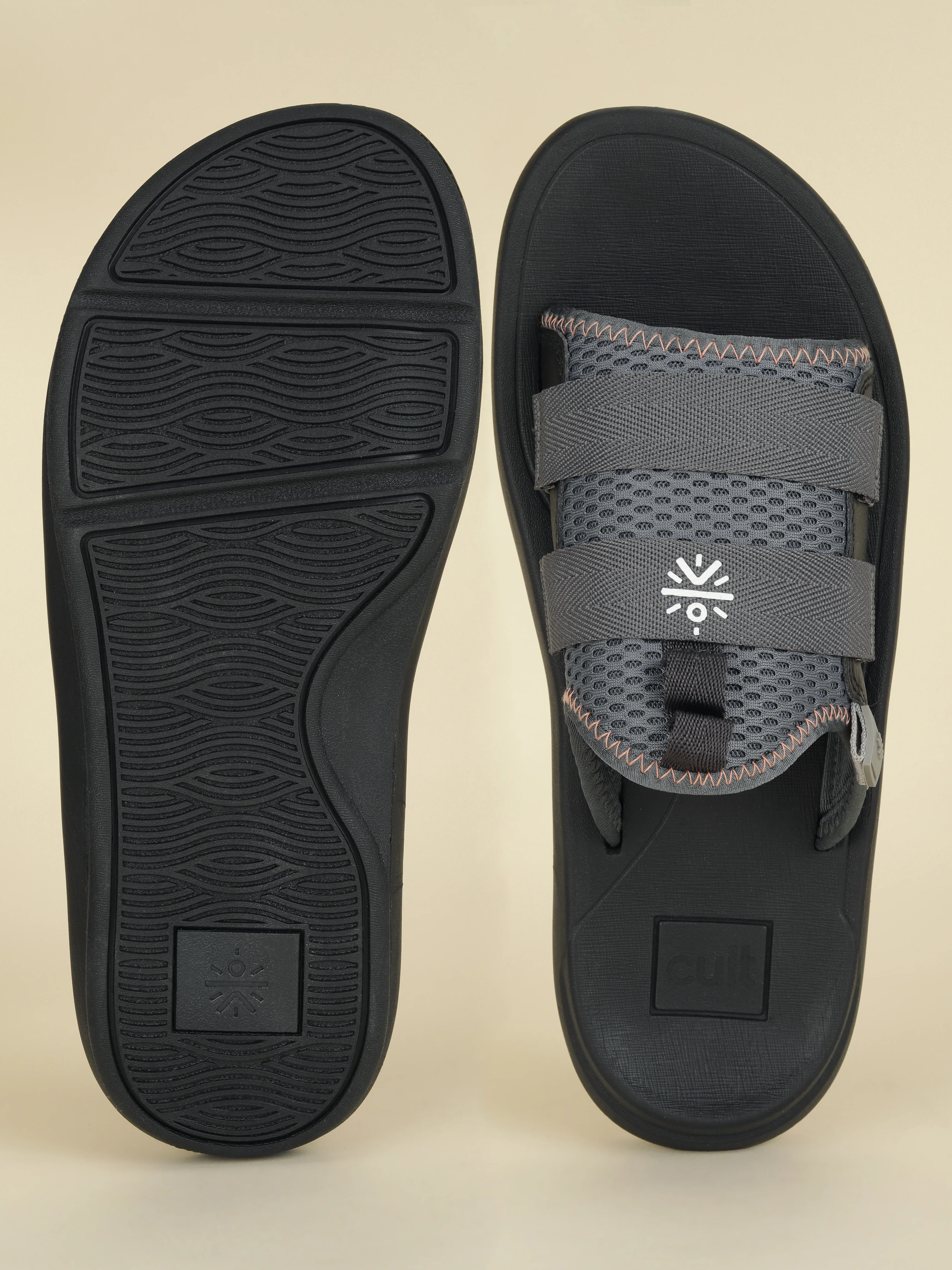 Cult Men's Koios Sliders - Black - Image 5