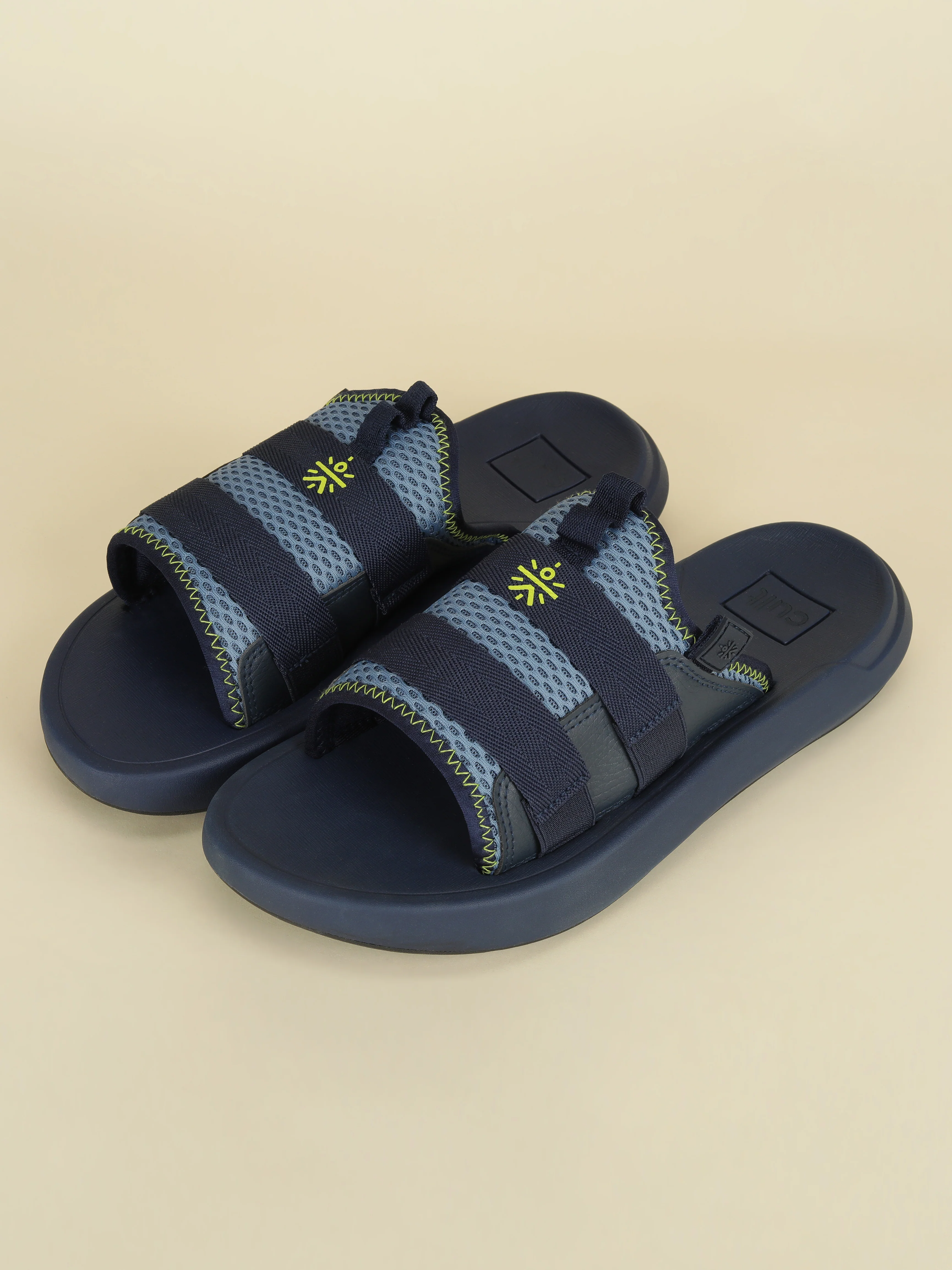 Cult Men's Koios Sliders - Navy - Image 9