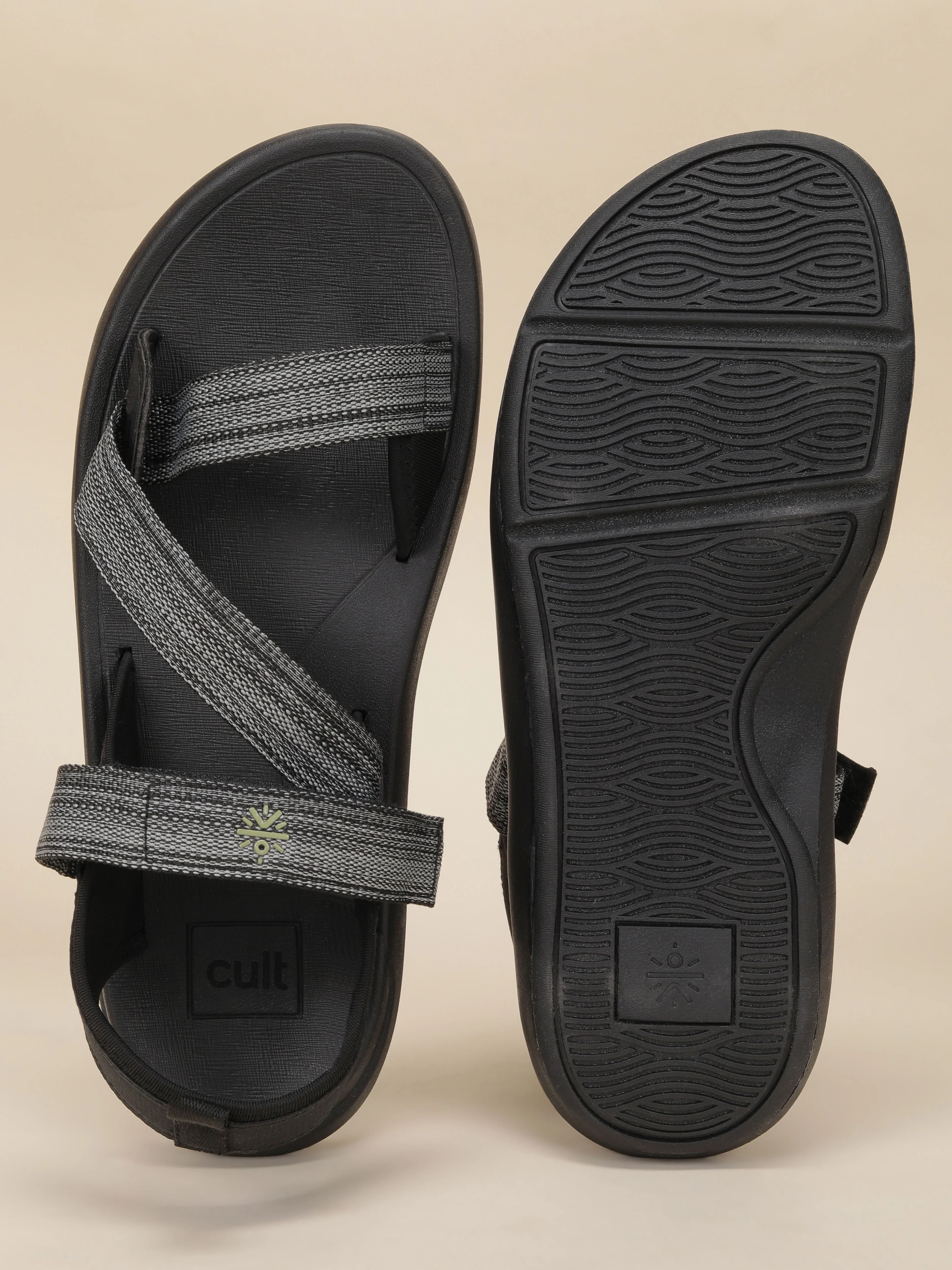 cult Men's Krios Sandals - Black - Image 8