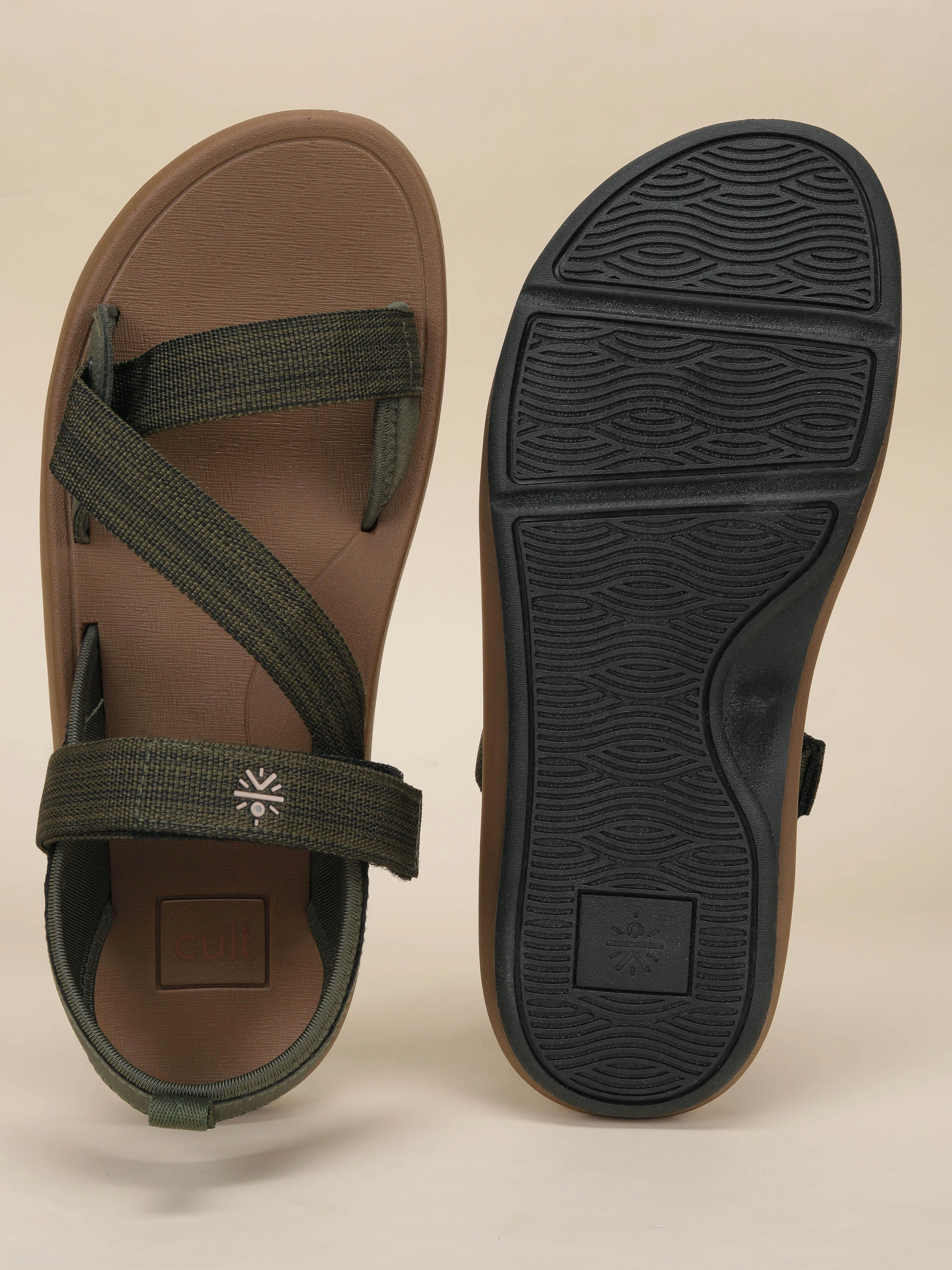 cult Men's Krios Sandals - Olive - Image 8
