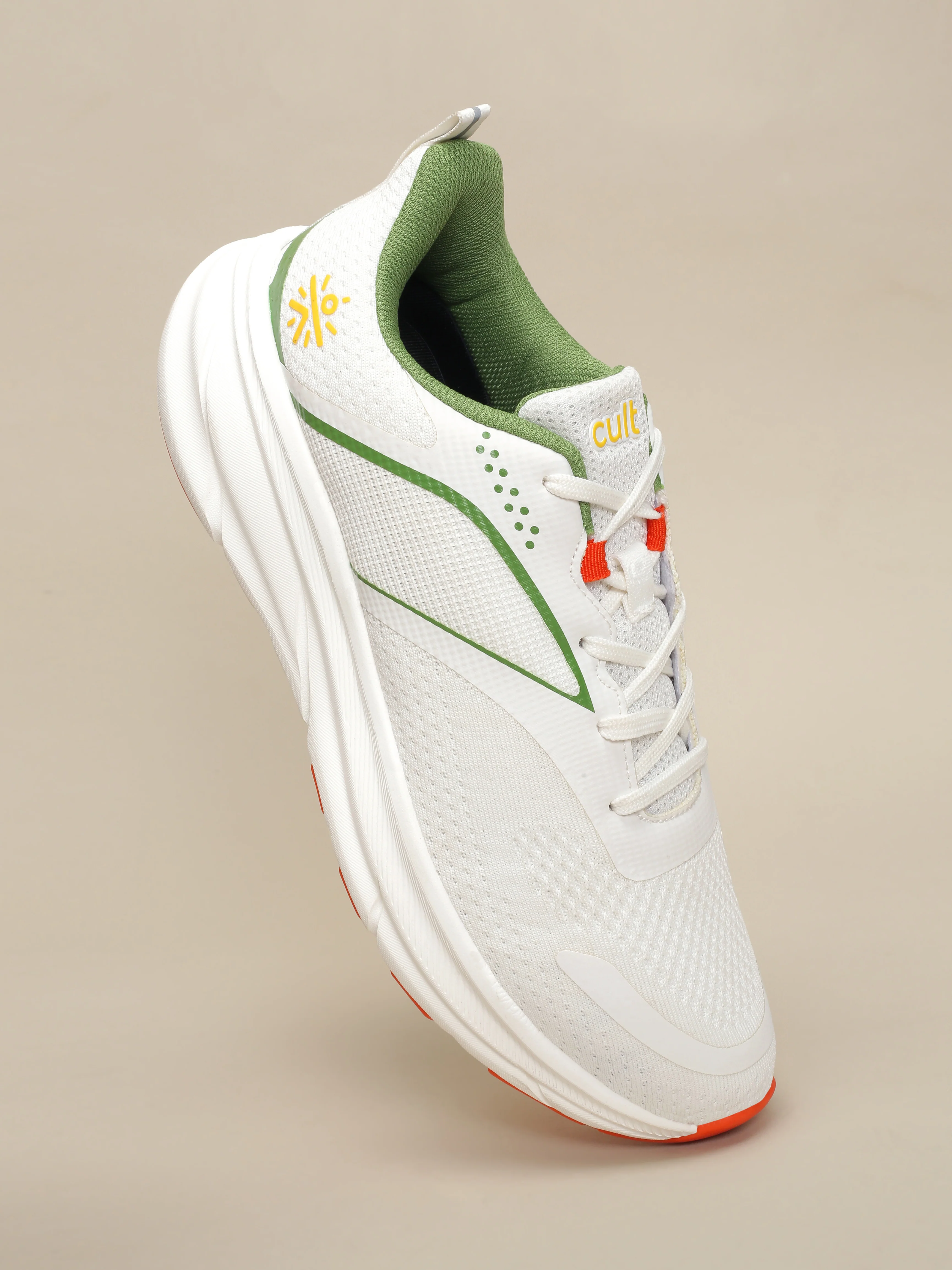 cult Men's Leap Casual Shoes - Off White - Image 11