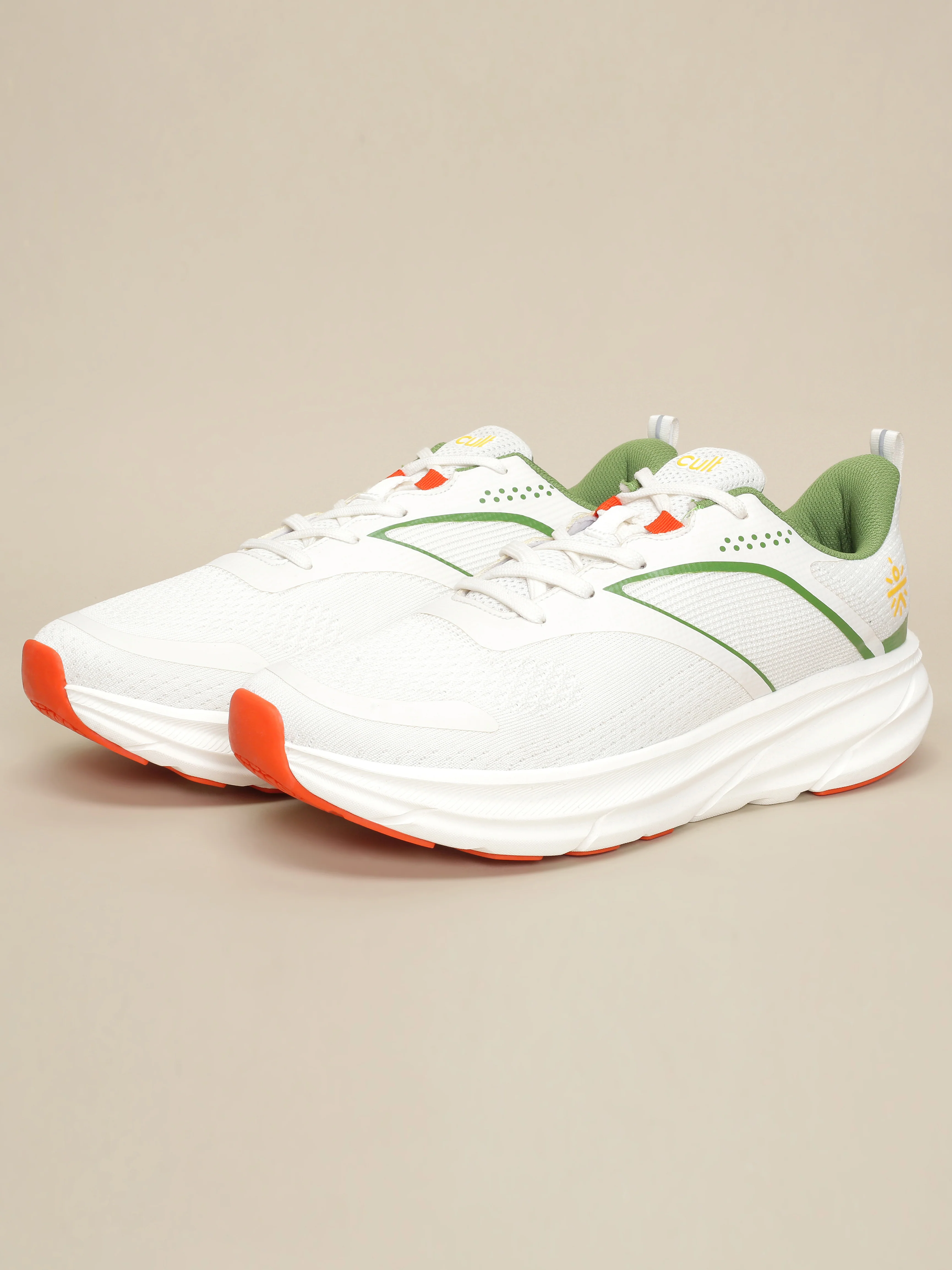 cult Men's Leap Casual Shoes - Off White - Image 3
