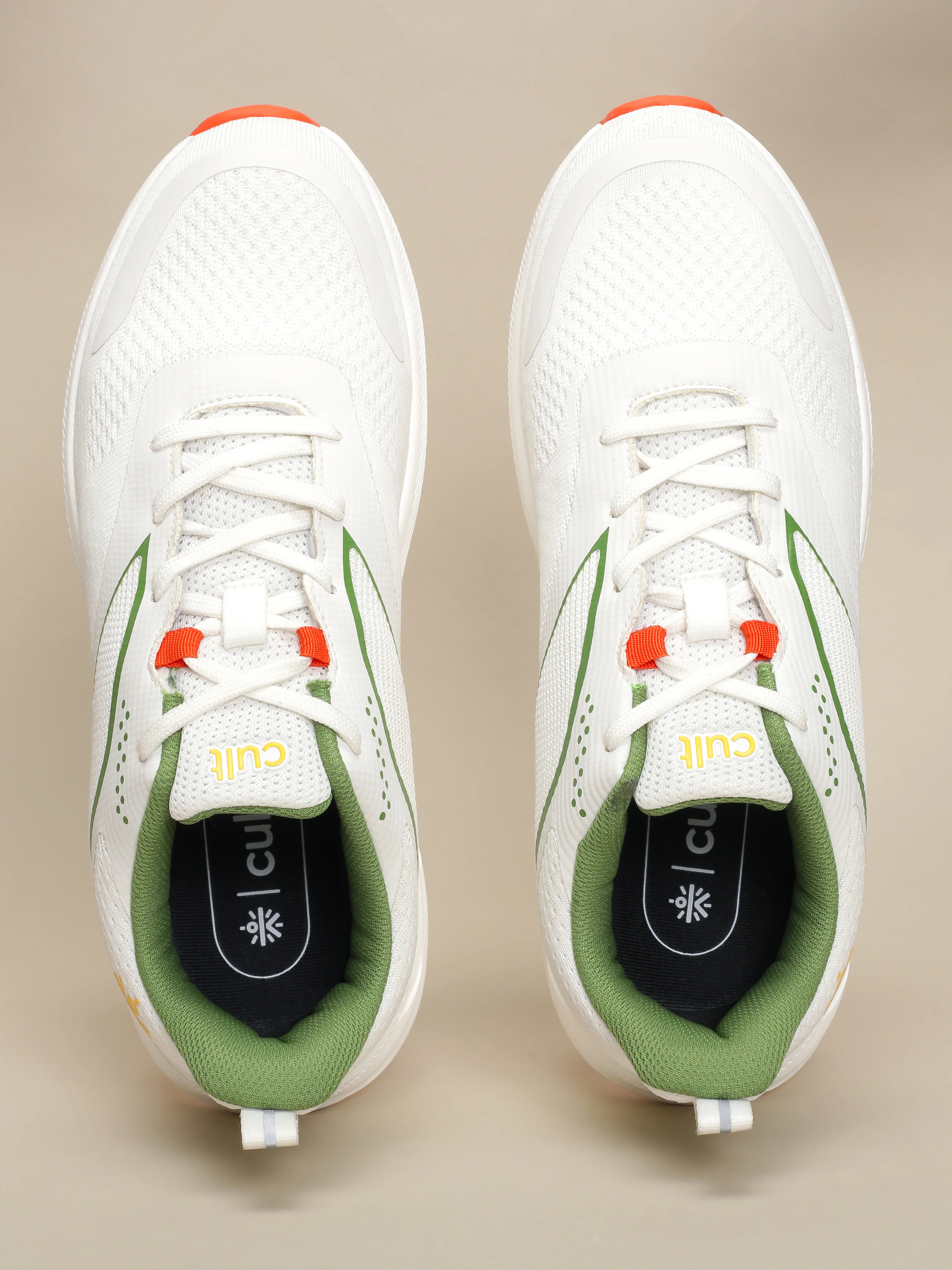 cult Men's Leap Casual Shoes - Off White - Image 4