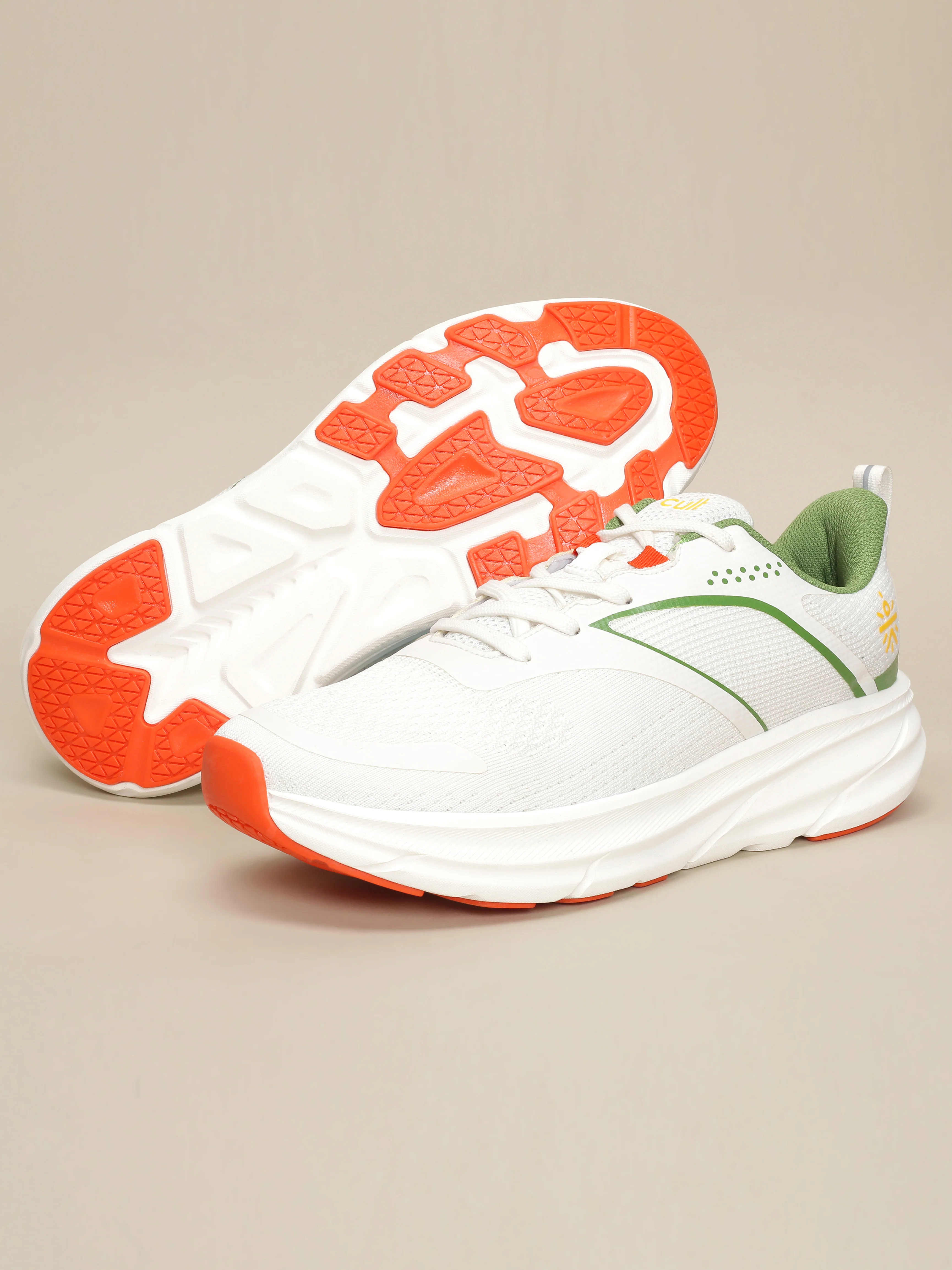 cult Men's Leap Casual Shoes - Off White - Image 9