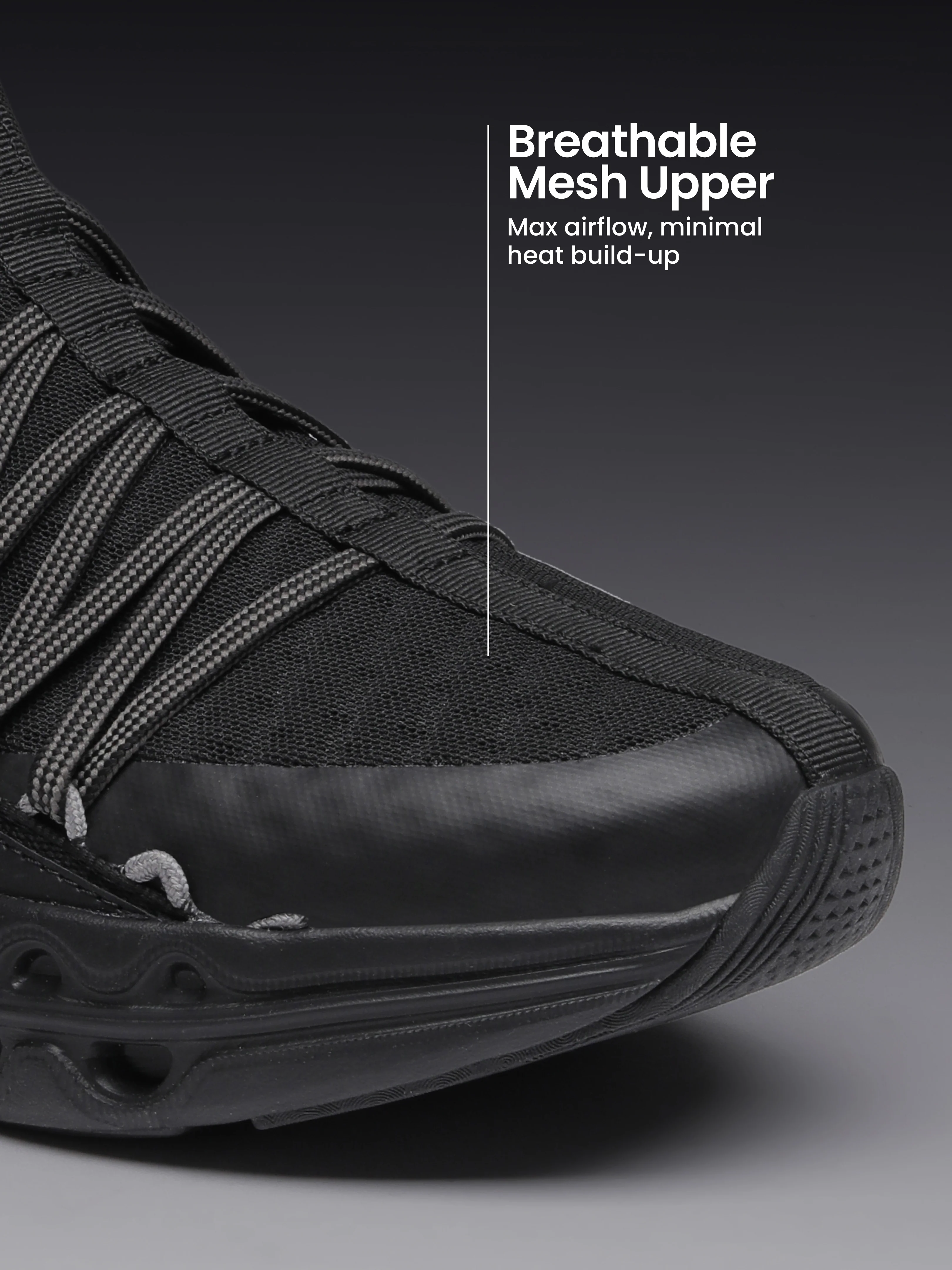 cult Men's Loop Walking Shoes - Black - Image 4