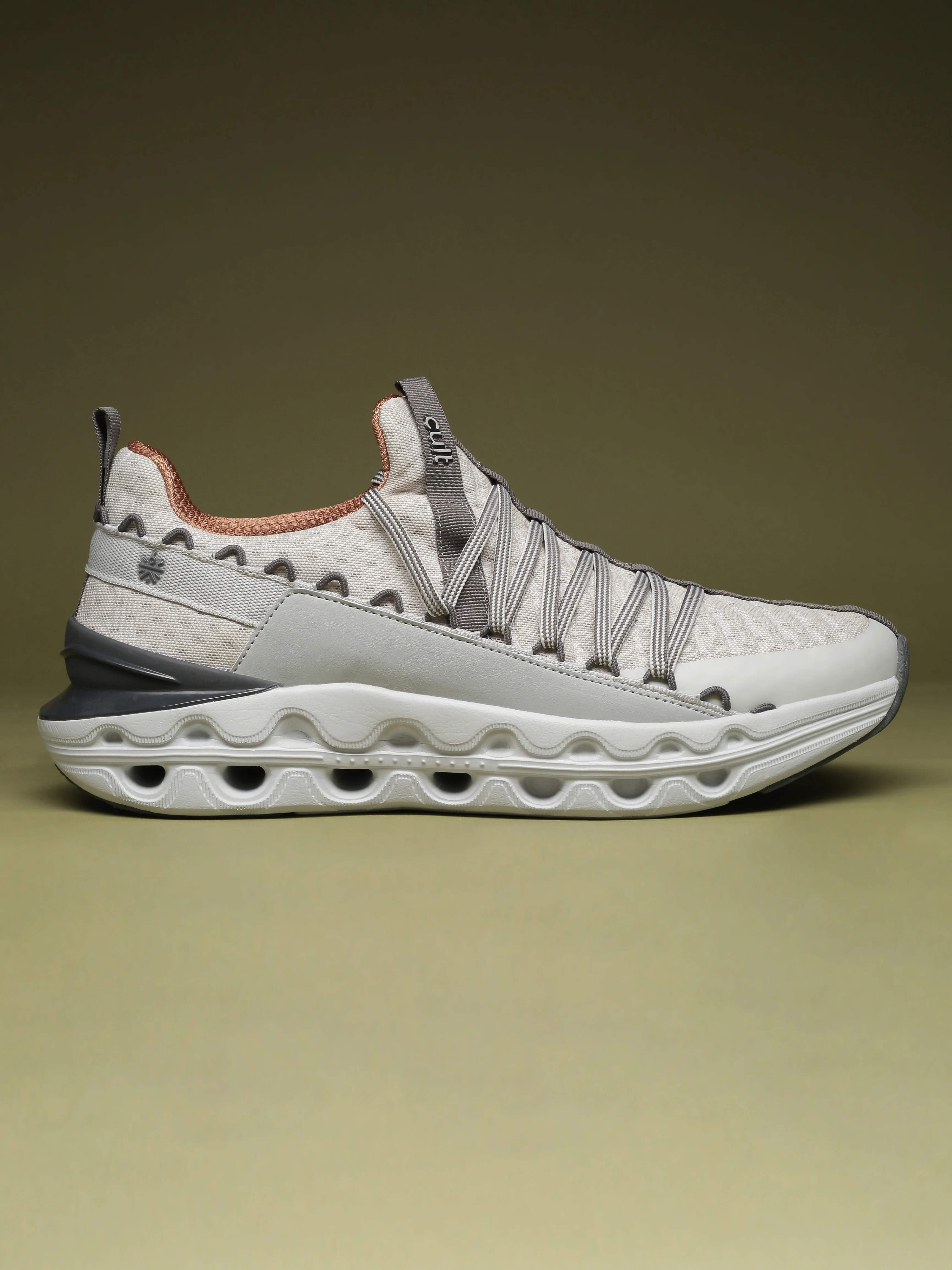 cult Men's Loop Walking Shoes - L.Grey/Black - Image 3