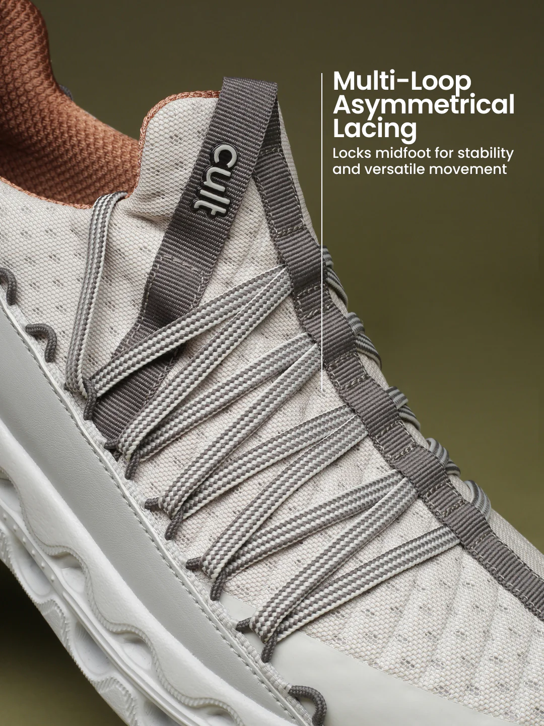 cult Men's Loop Walking Shoes - L.Grey/Black - Image 6