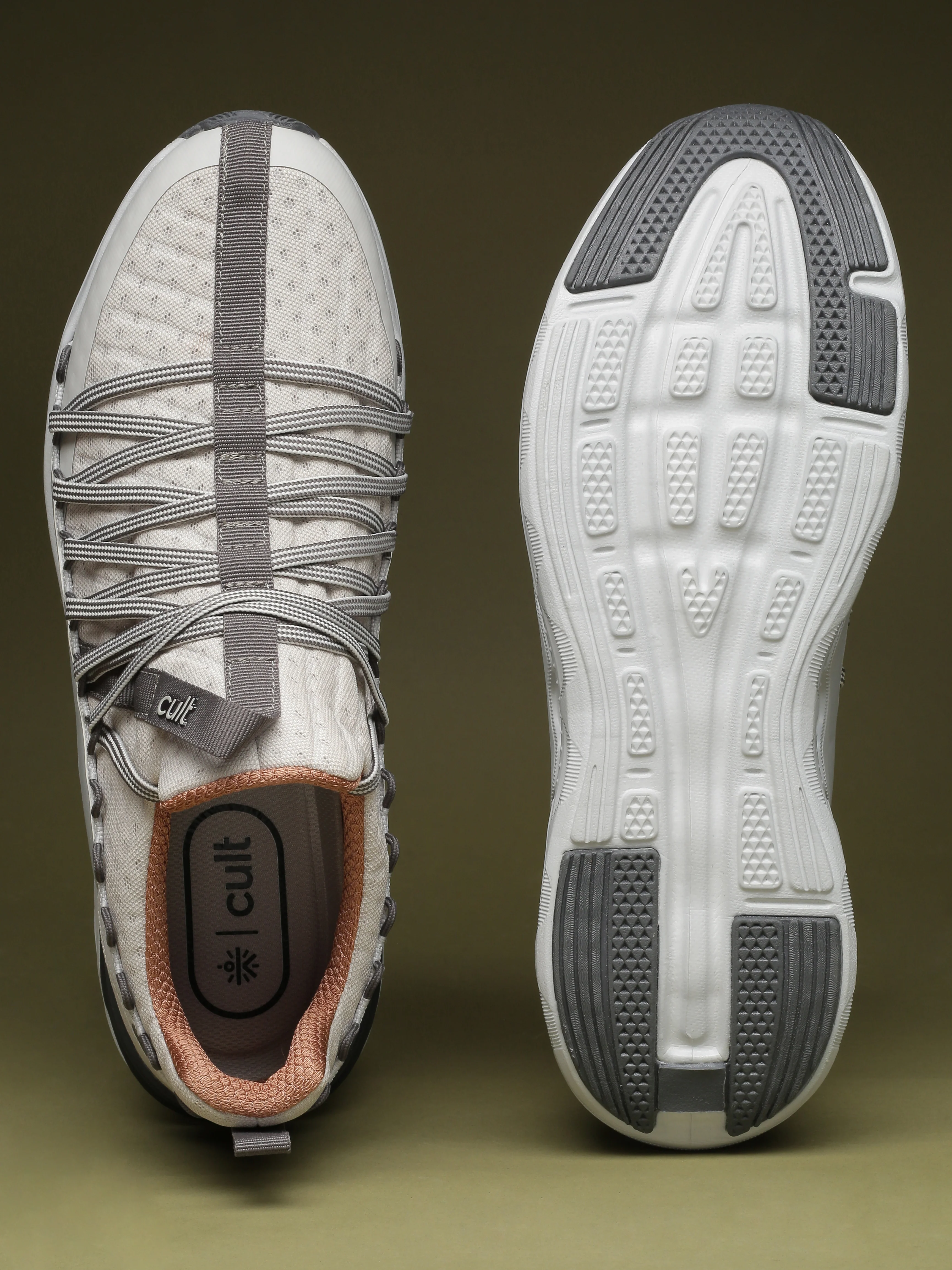 cult Men's Loop Walking Shoes - L.Grey/Black - Image 9