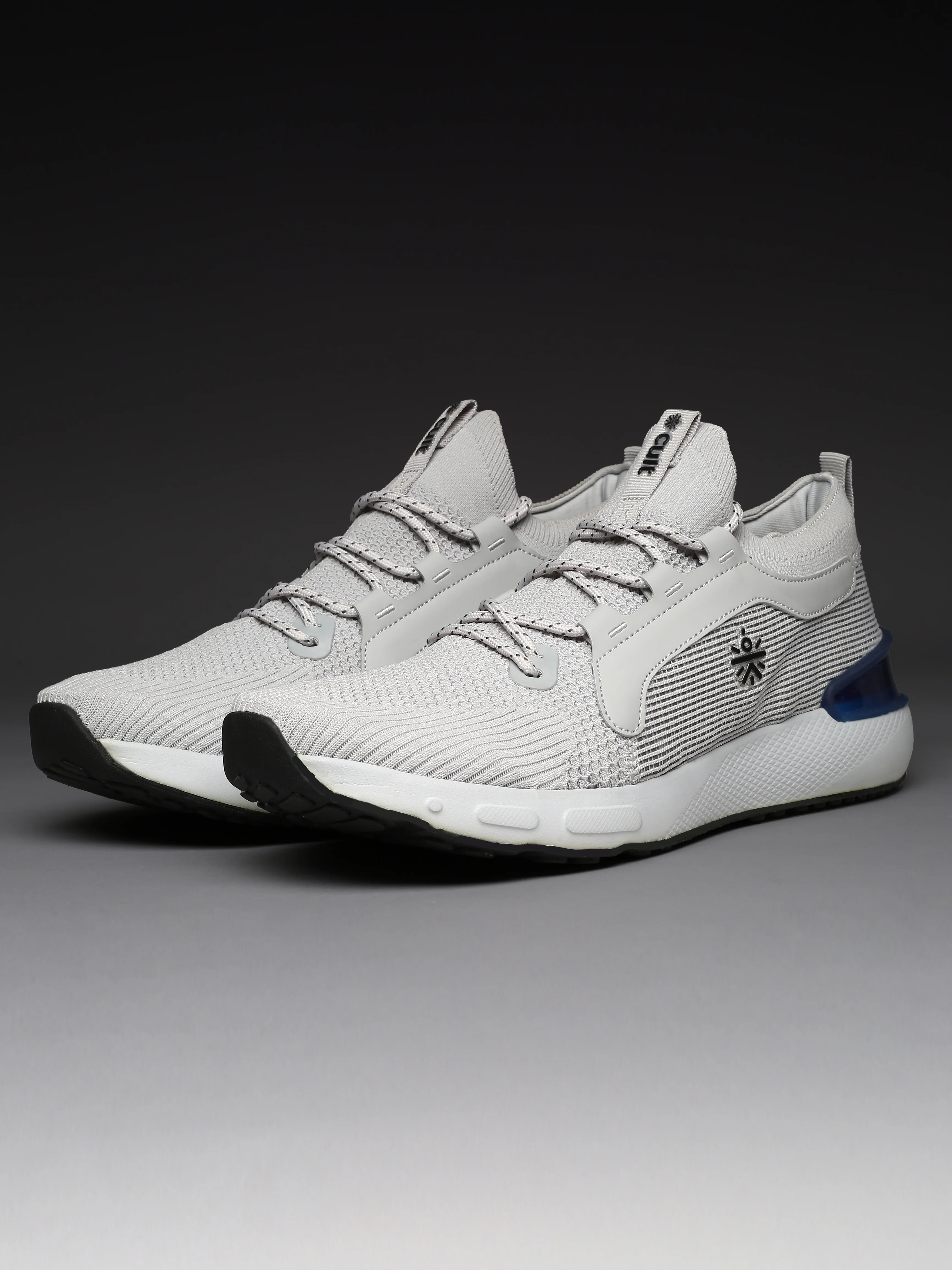 cult Men's Motive Running Shoes - L.Grey/Black - Image 11