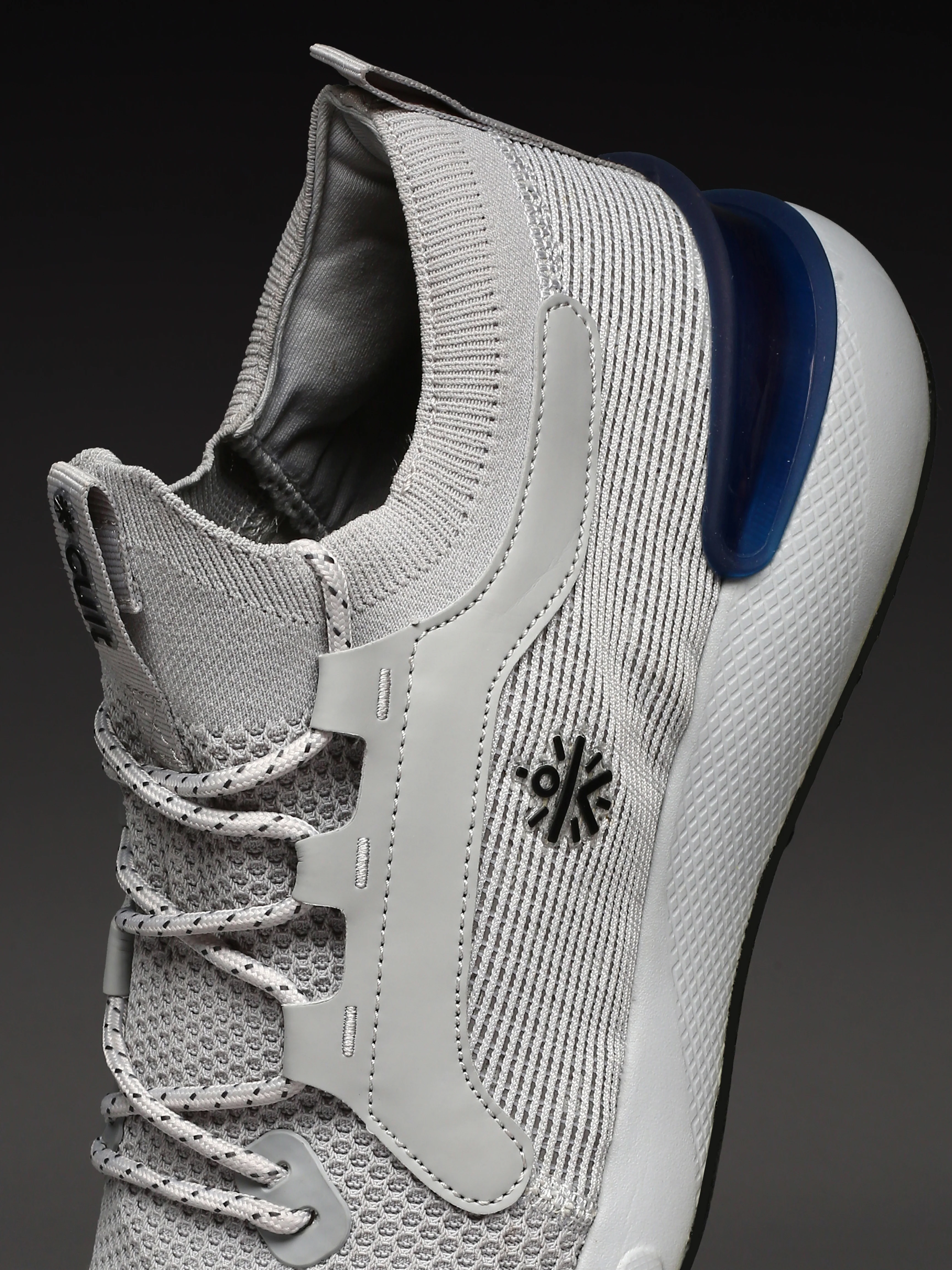 cult Men's Motive Running Shoes - L.Grey/Black - Image 8