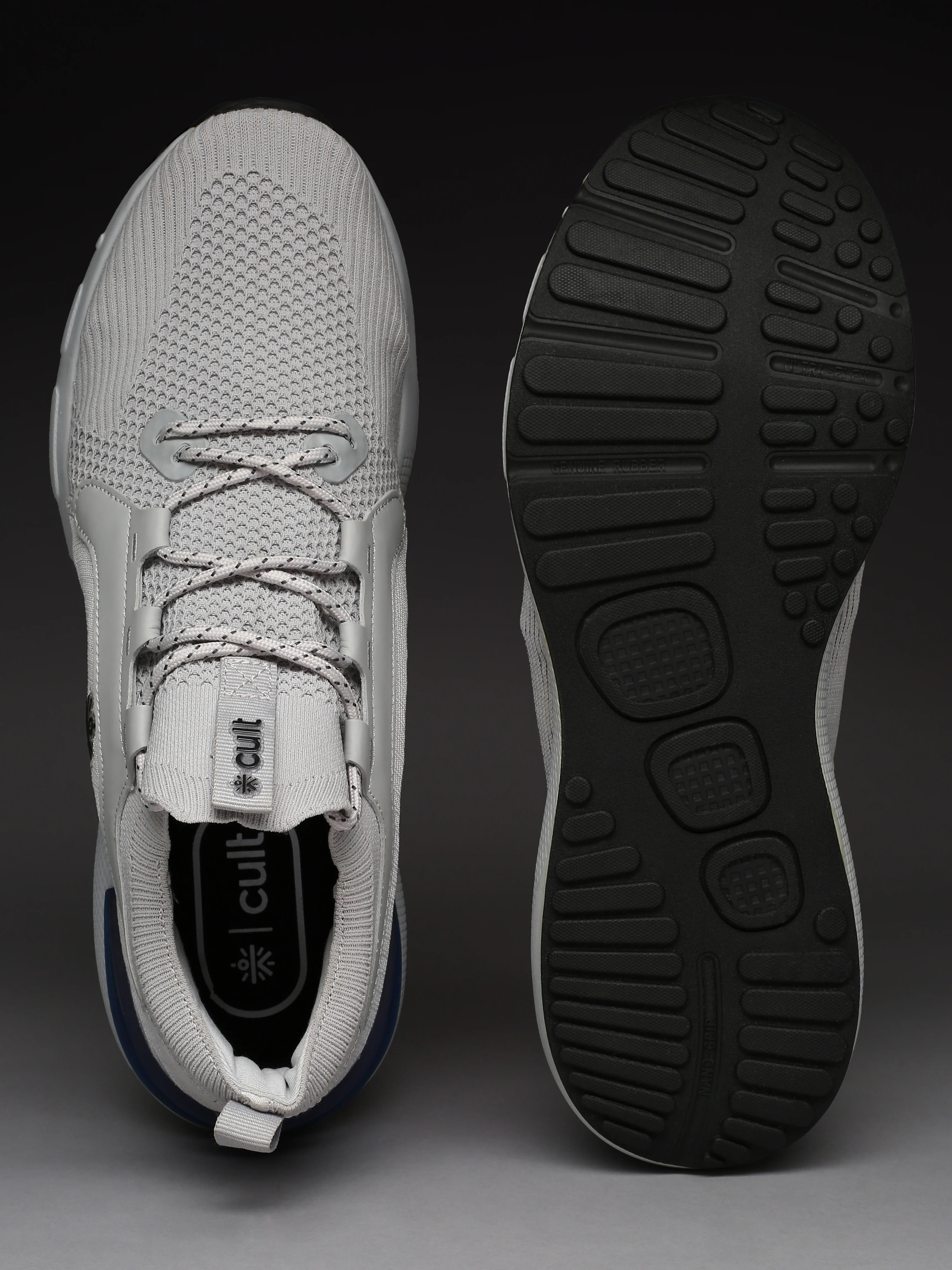 cult Men's Motive Running Shoes - L.Grey/Black - Image 9