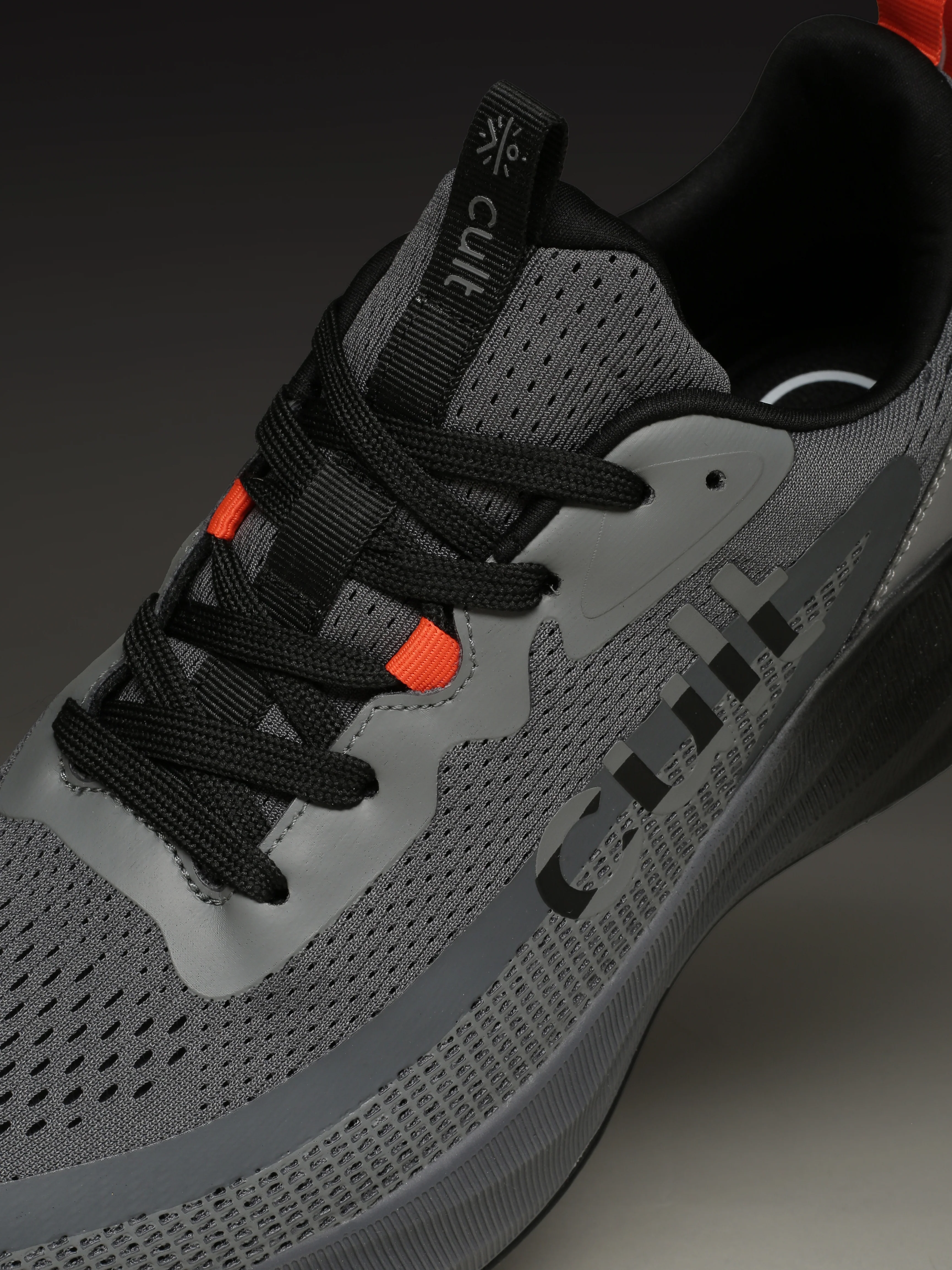 cult Men's Nexon Casual Shoes - Black/D.Grey - Image 6
