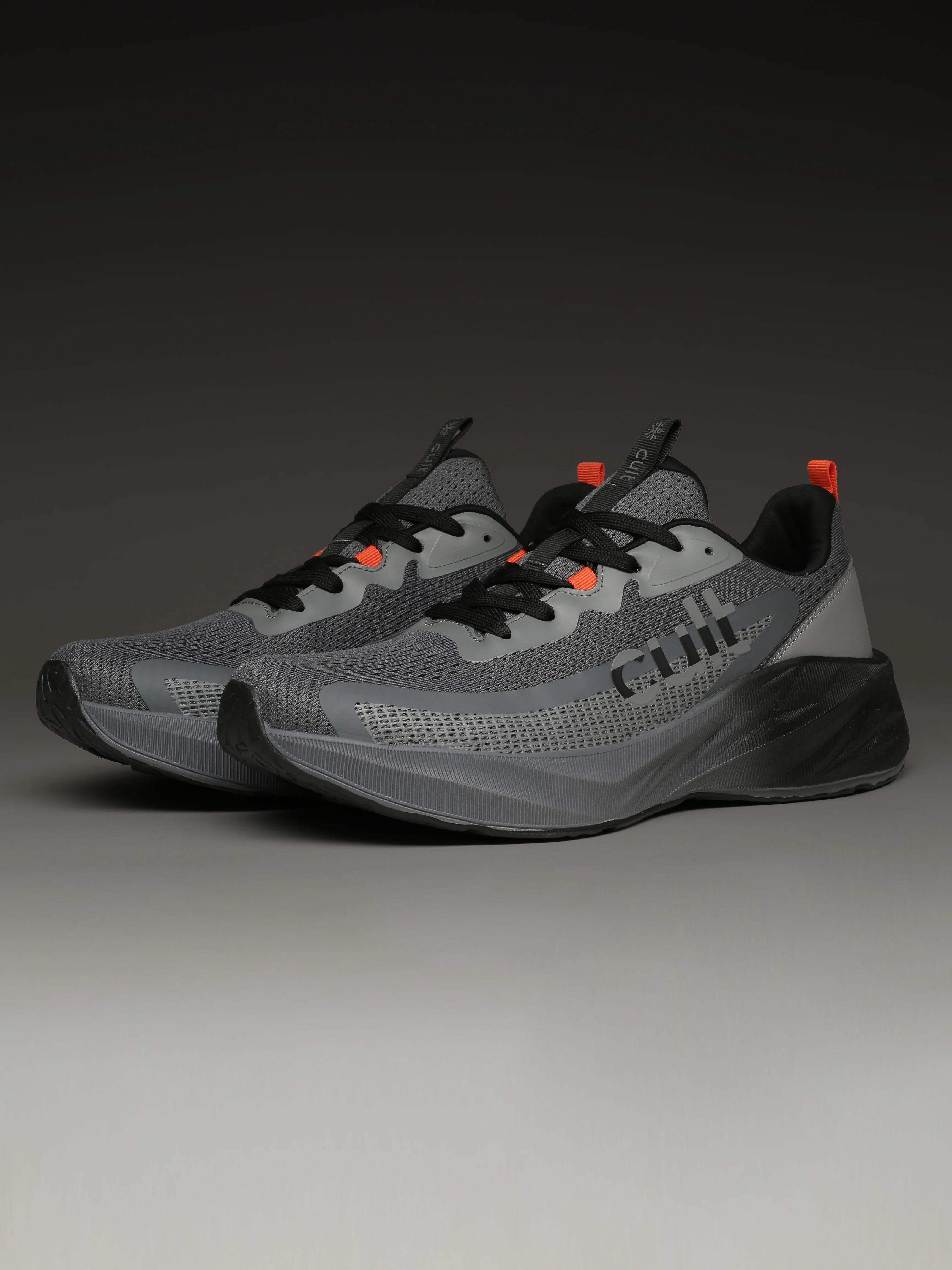 cult Men's Nexon Casual Shoes - Black/D.Grey - Image 9