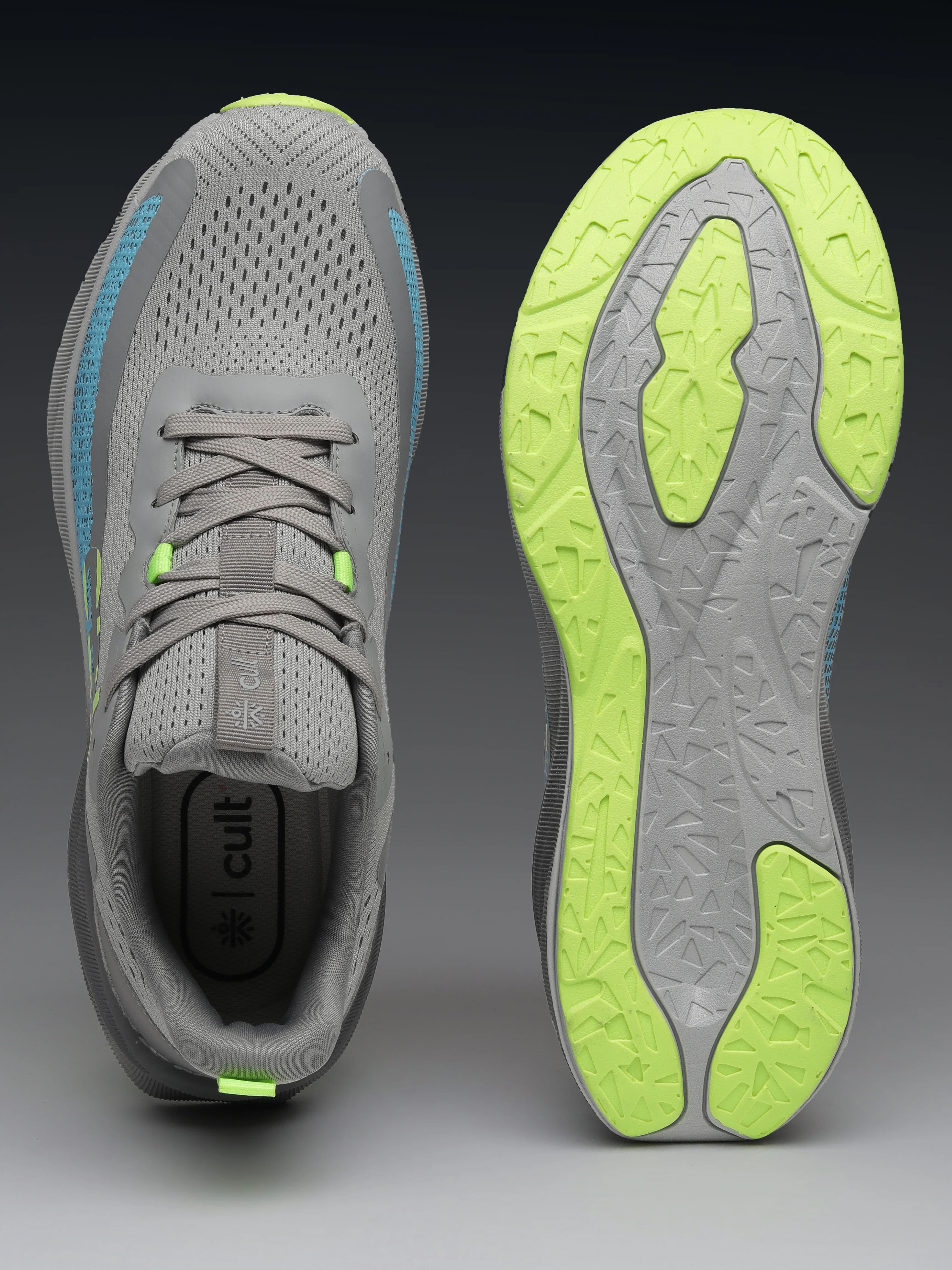 cult Men's Nexon Casual Shoes - Grey - Image 9