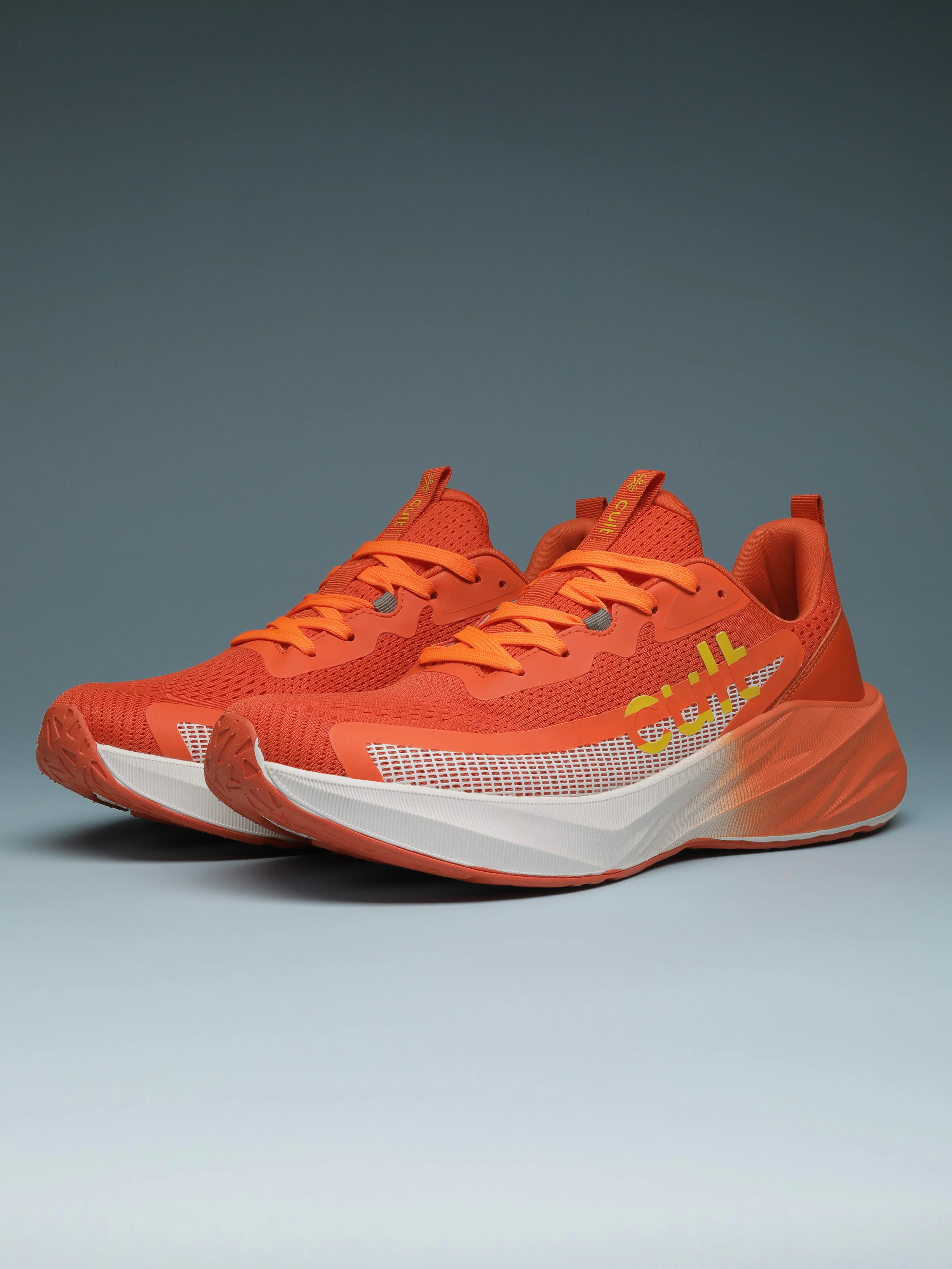 cult Men's Nexon Casual Shoes - Orange/White - Image 13