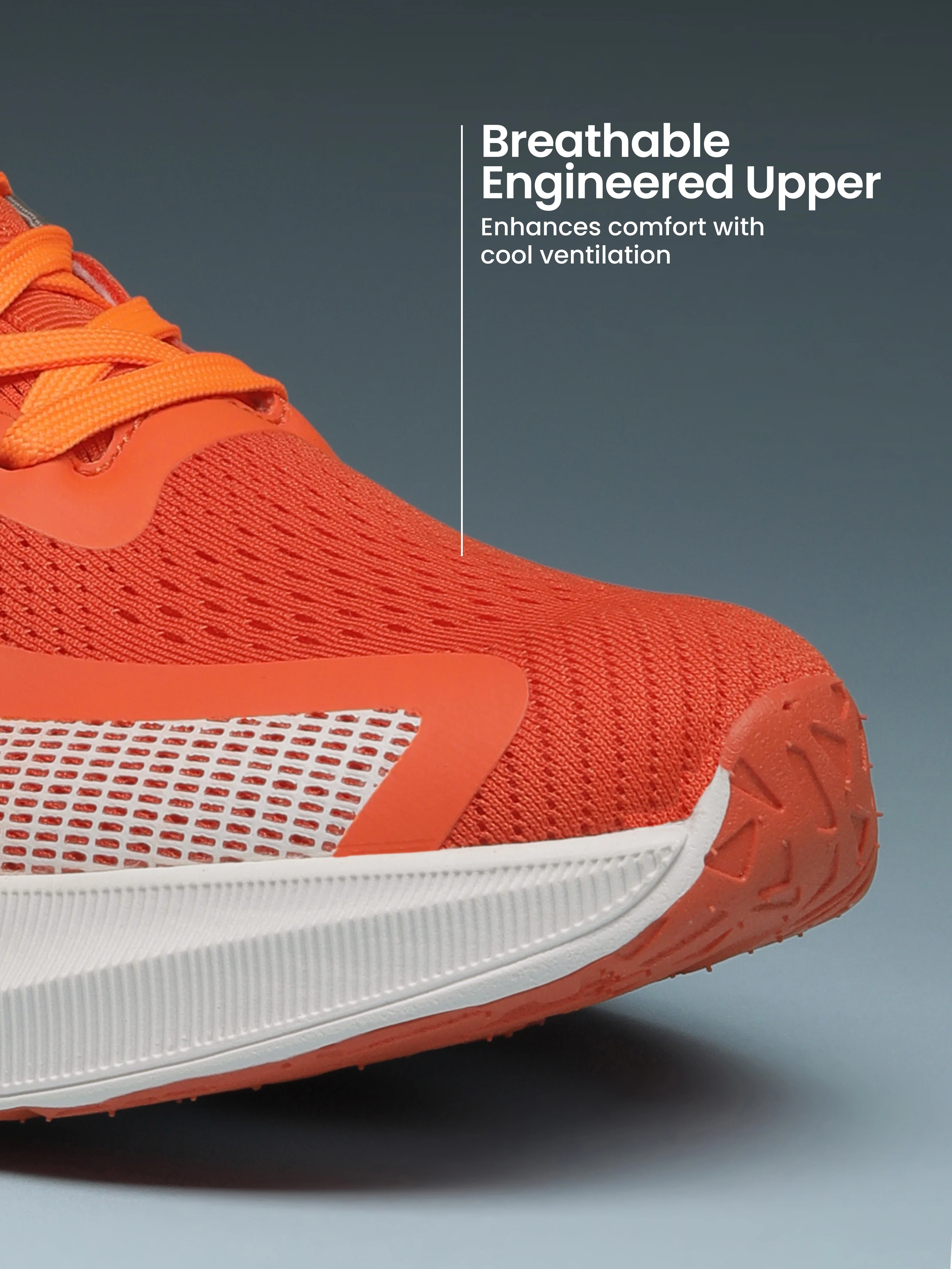 cult Men's Nexon Casual Shoes - Orange/White - Image 4