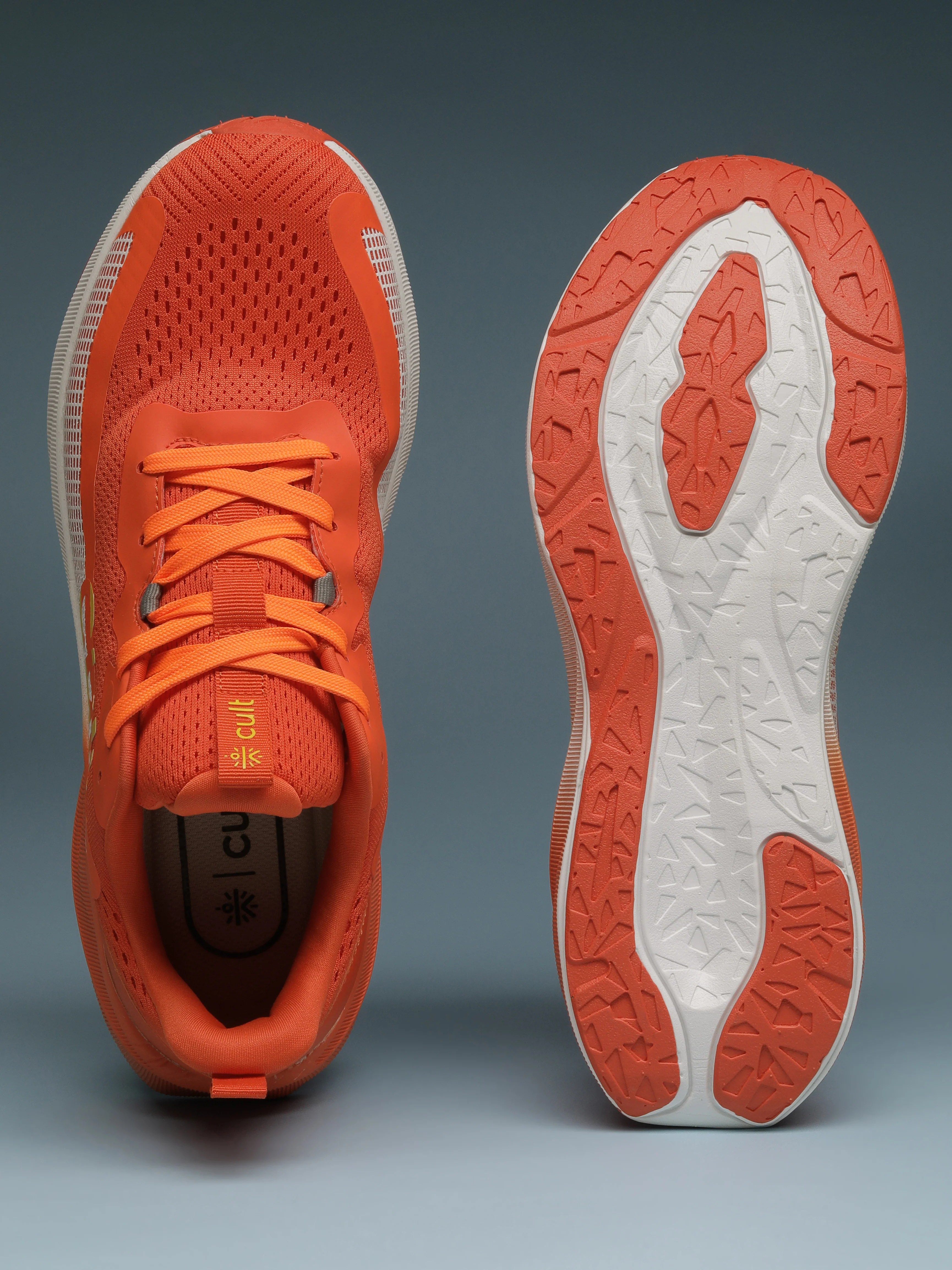 cult Men's Nexon Casual Shoes - Orange/White - Image 9