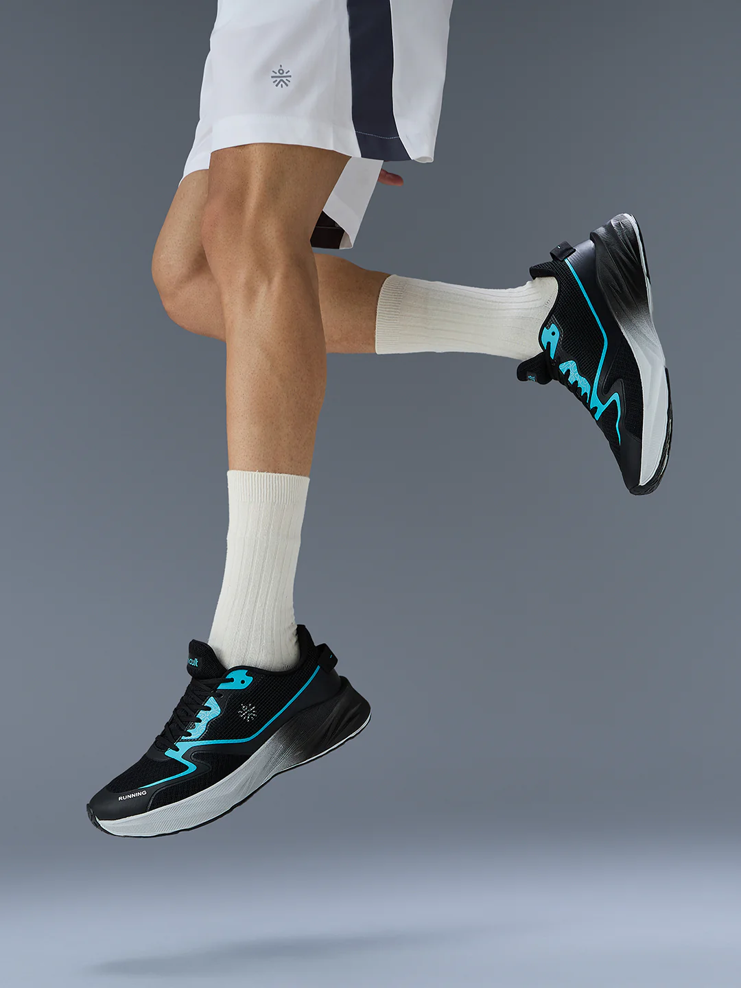 cult Men's Nitro Running Shoes - Black/Sea Green - Image 7