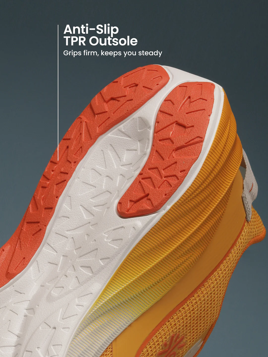 cult Men's Nitro Running Shoes - Orange/White - Image 5
