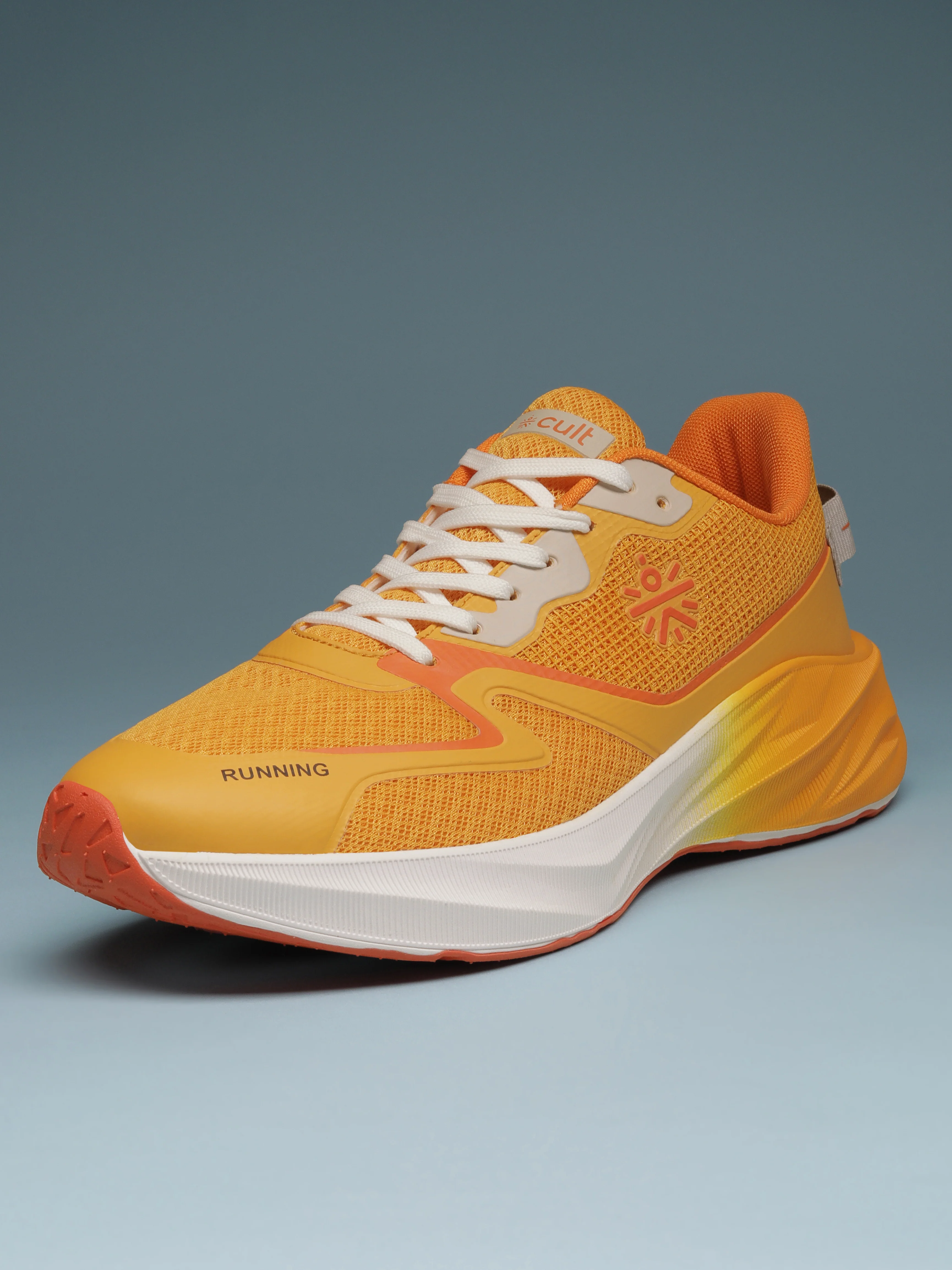 cult Men's Nitro Running Shoes - Orange/White - Image 7