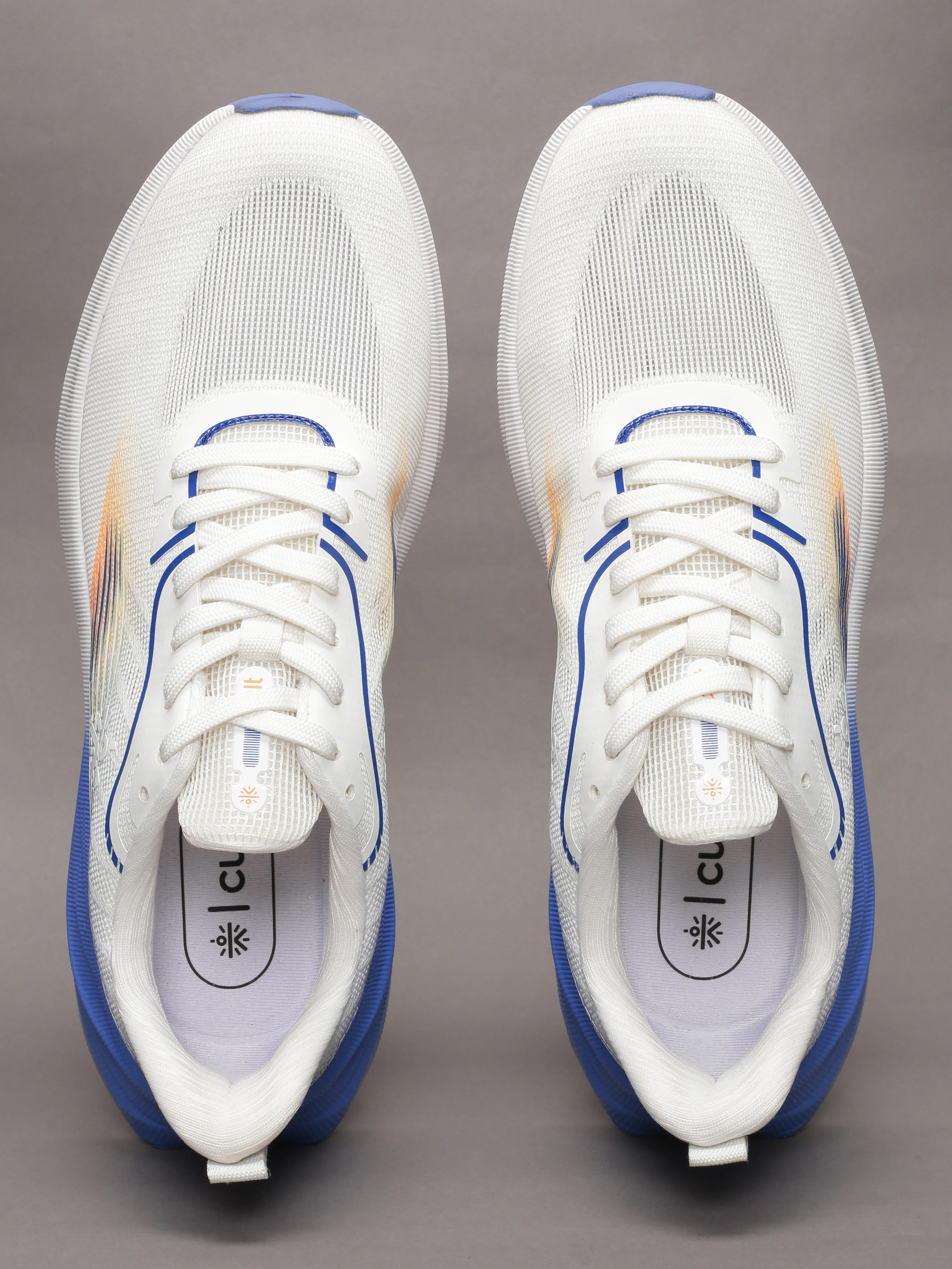 cult Men's Onyx Running Shoes - White/Blue - Image 4