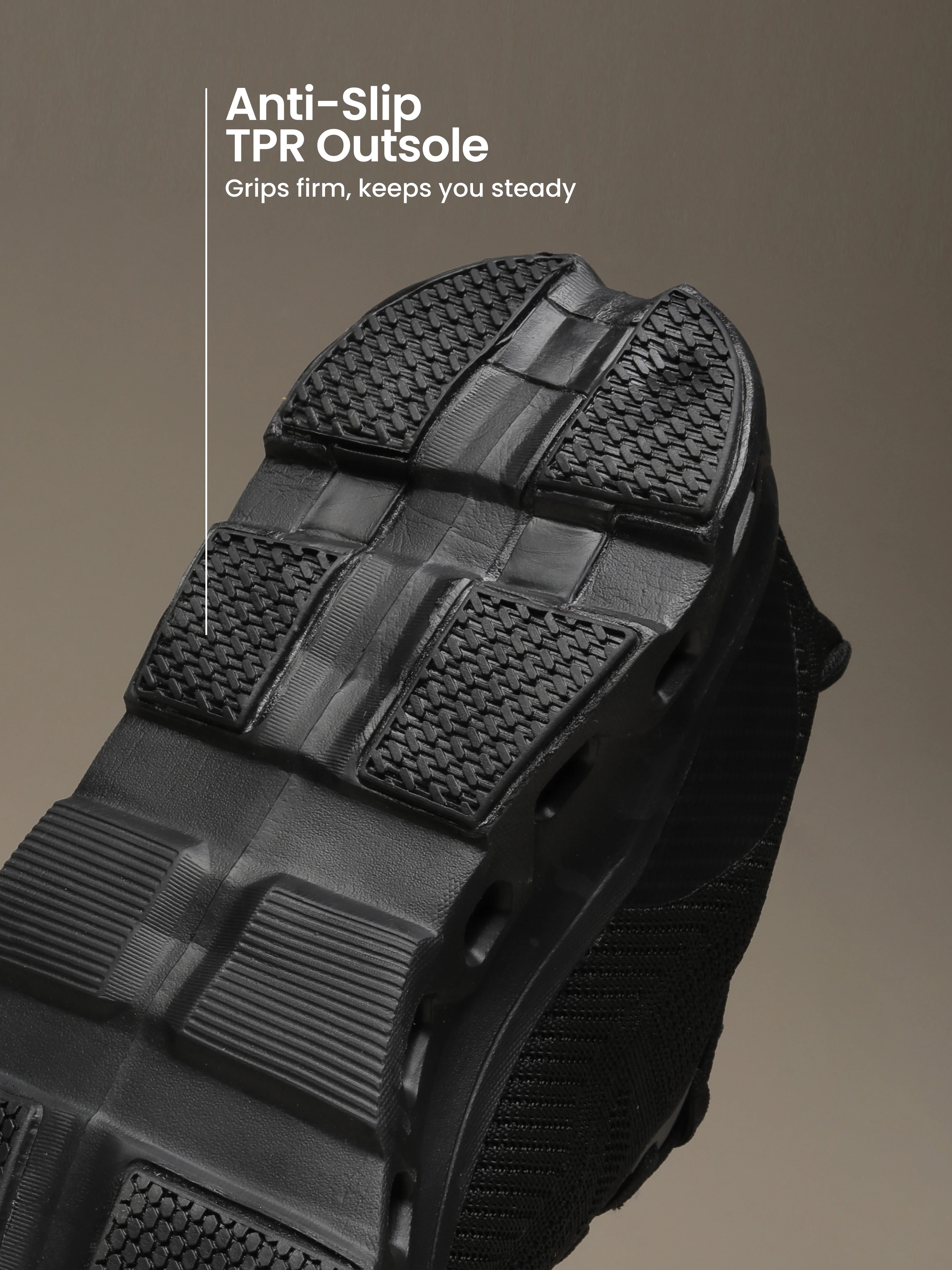 cult Men's Oxyra Walking Shoes - Black/D.Grey - Image 5