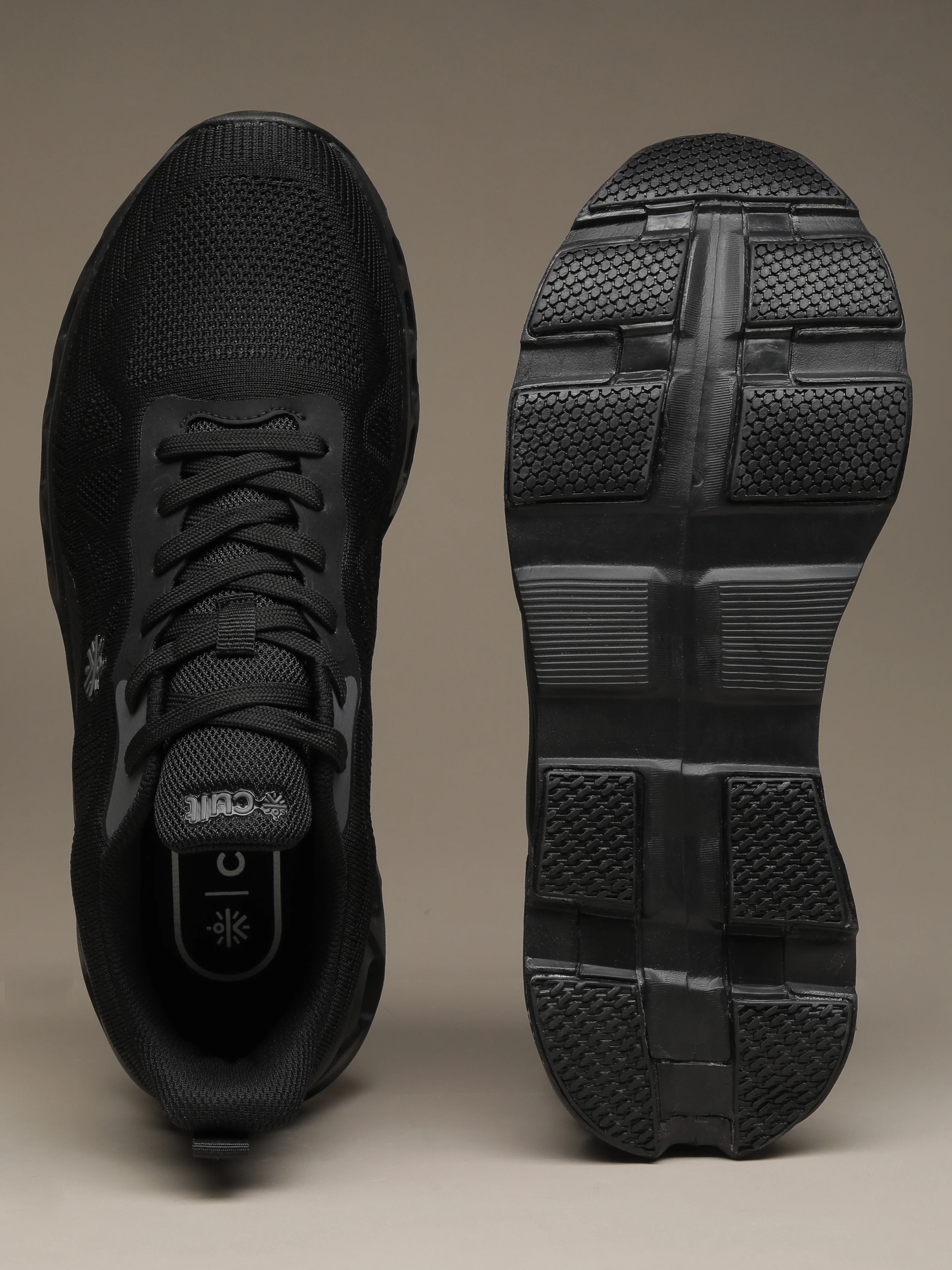 cult Men's Oxyra Walking Shoes - Black/D.Grey - Image 9