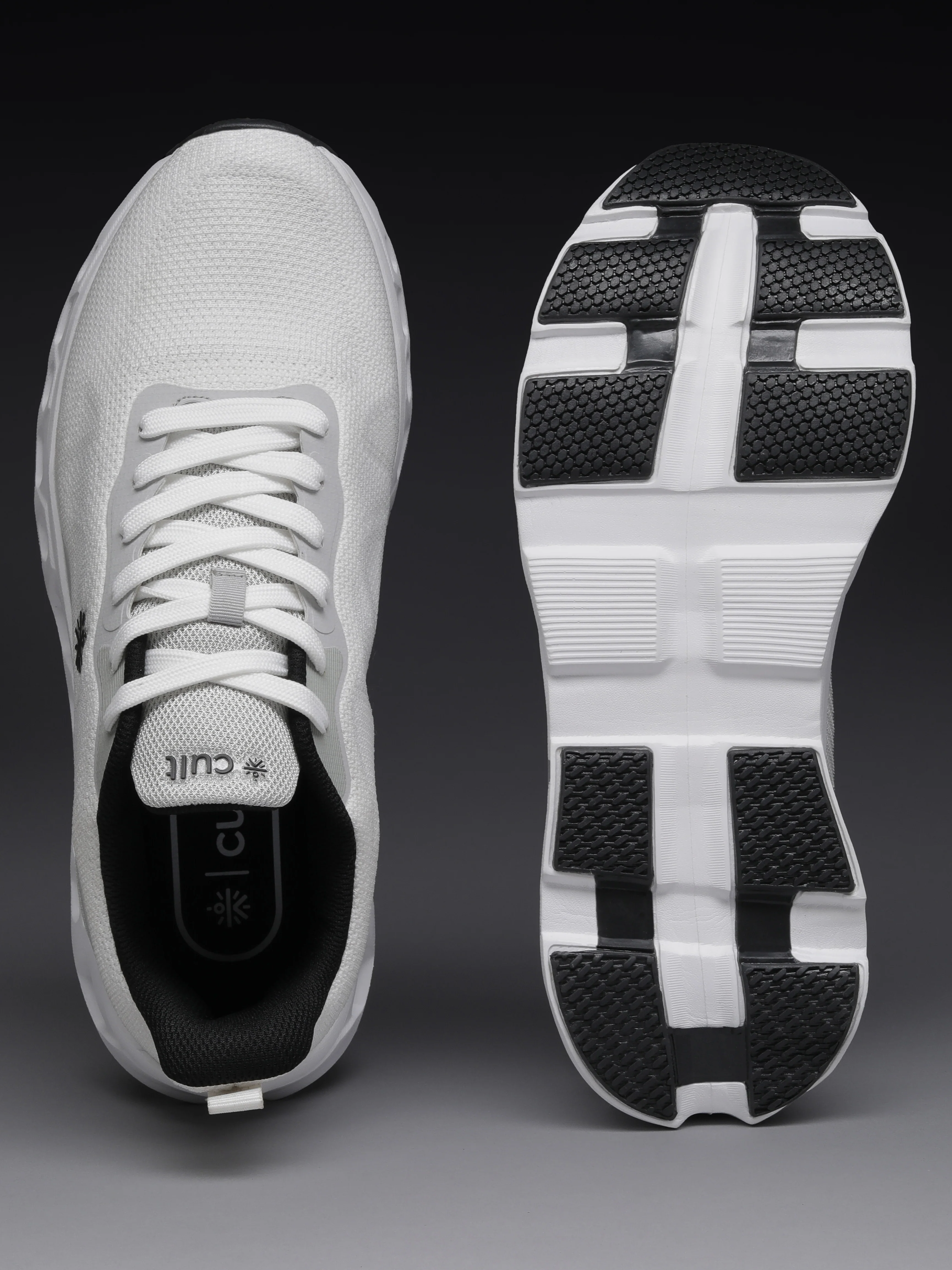 cult Men's Oxyra Walking Shoes - White/Black - Image 9