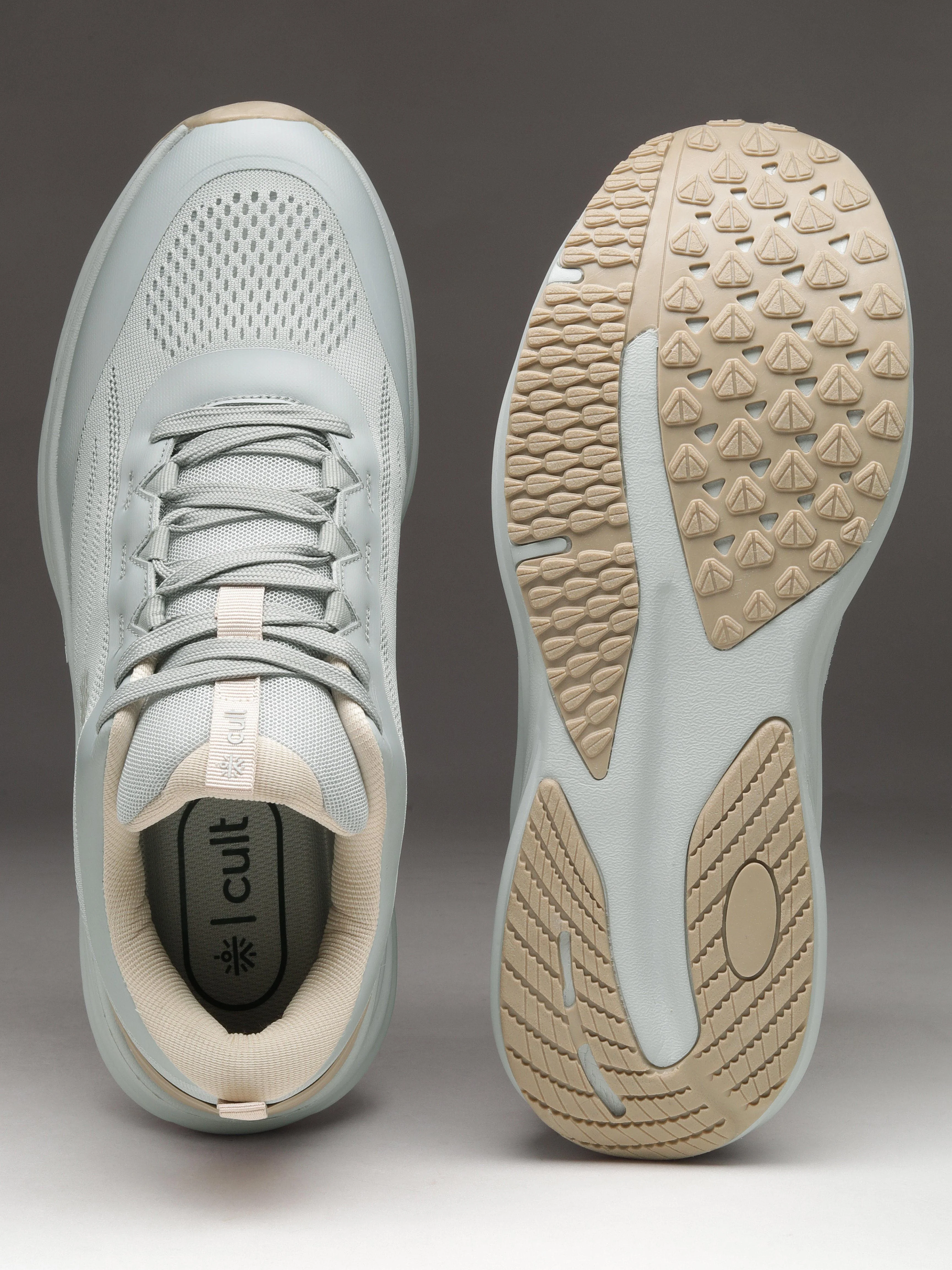 cult Men's PaceCore Running Shoes - Lt.Grey - Image 8