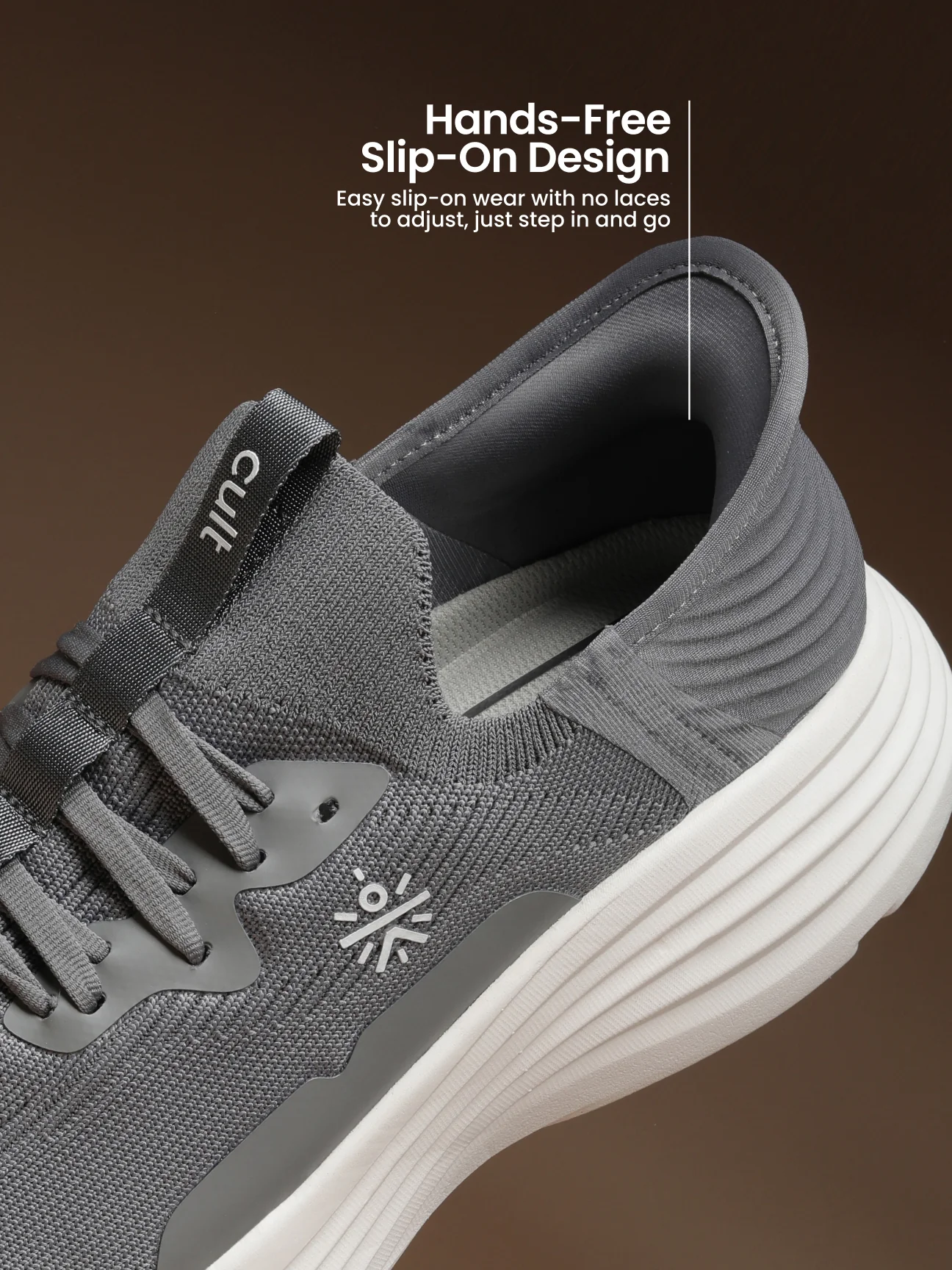 cult Men's PowerShift Walking Shoes - Grey - Image 6