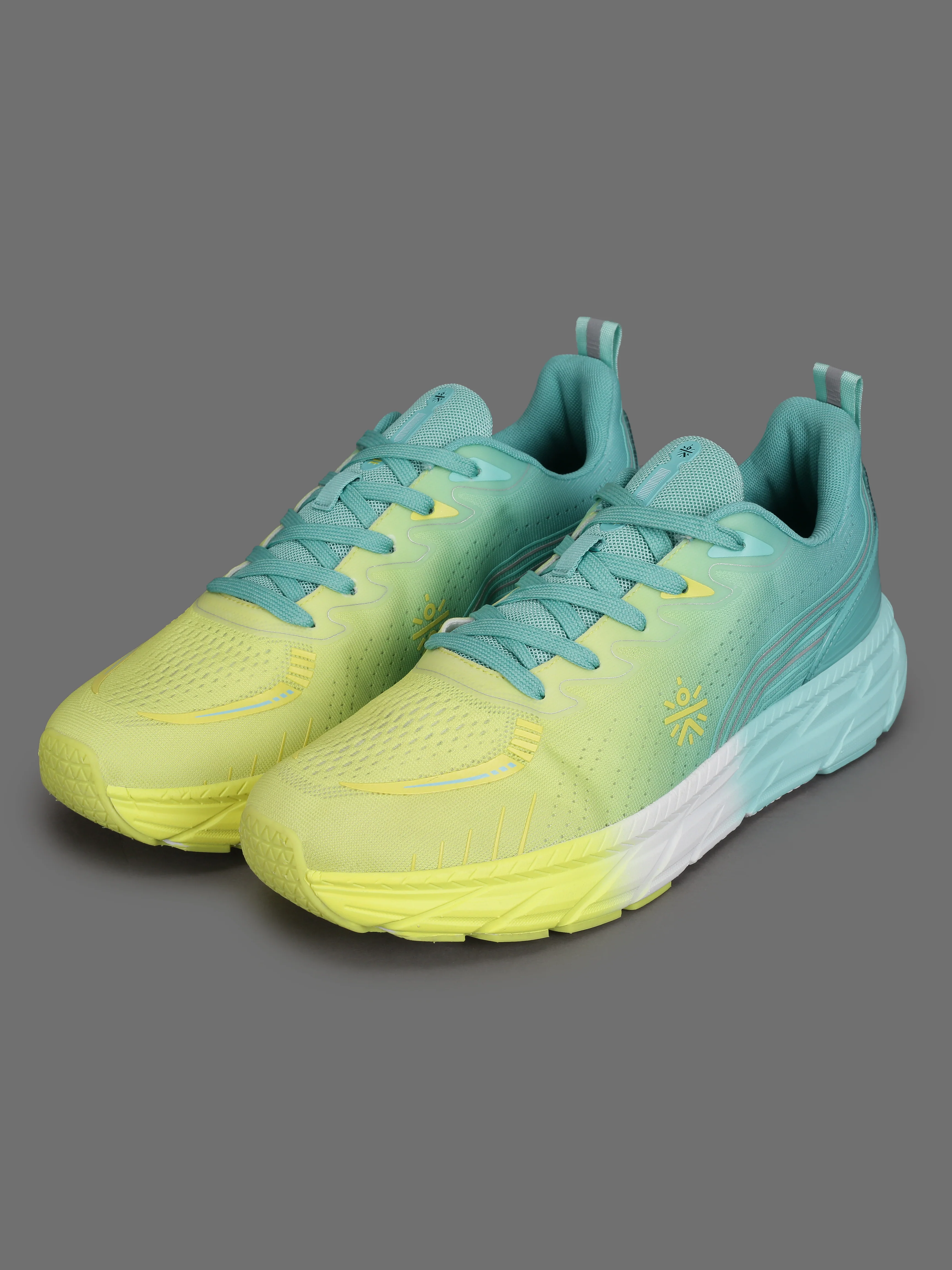 cult Men's Raptor Casual Shoes - Lemon Yellow/Mint Green - Image 10