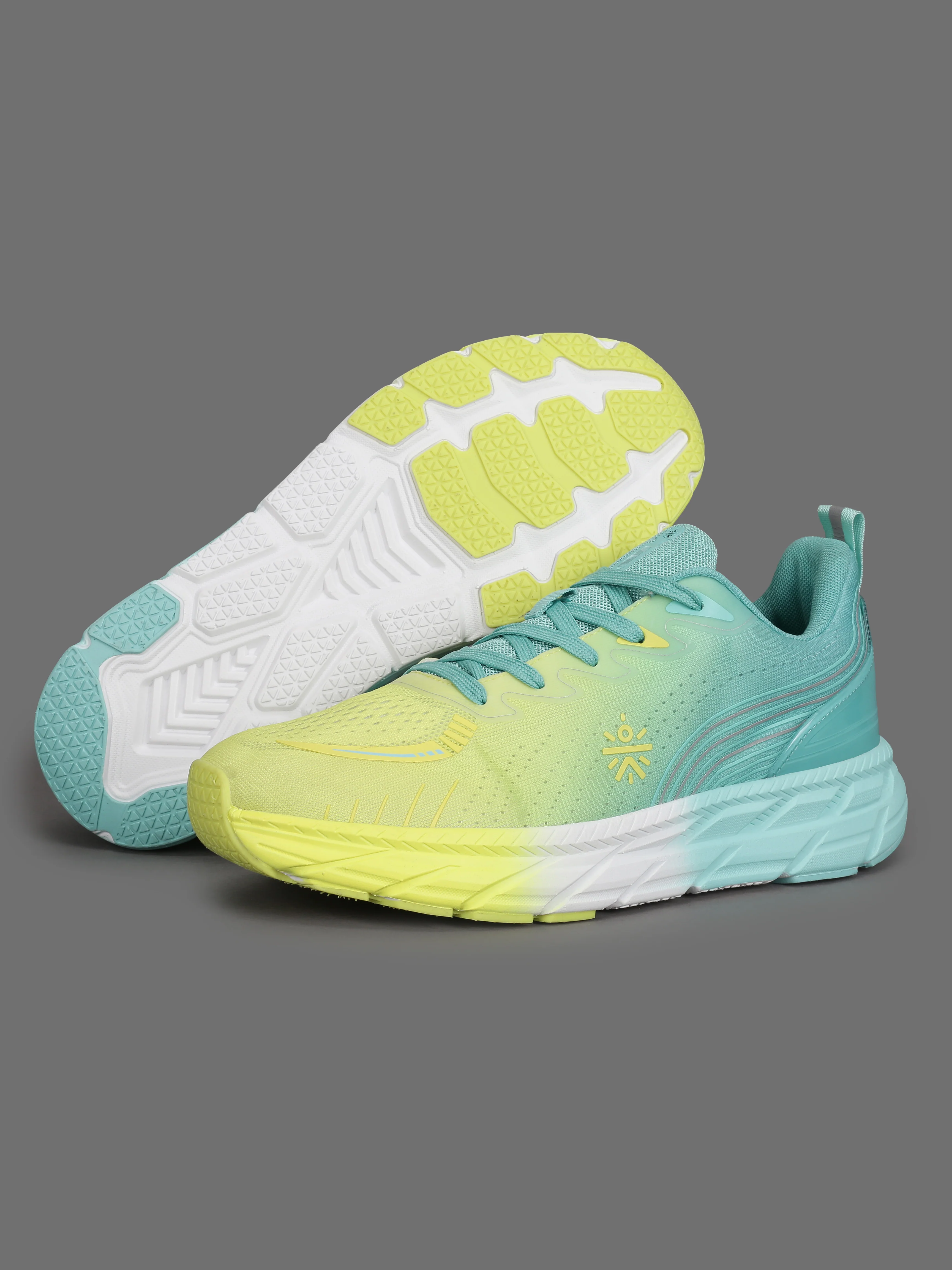 cult Men's Raptor Casual Shoes - Lemon Yellow/Mint Green - Image 12