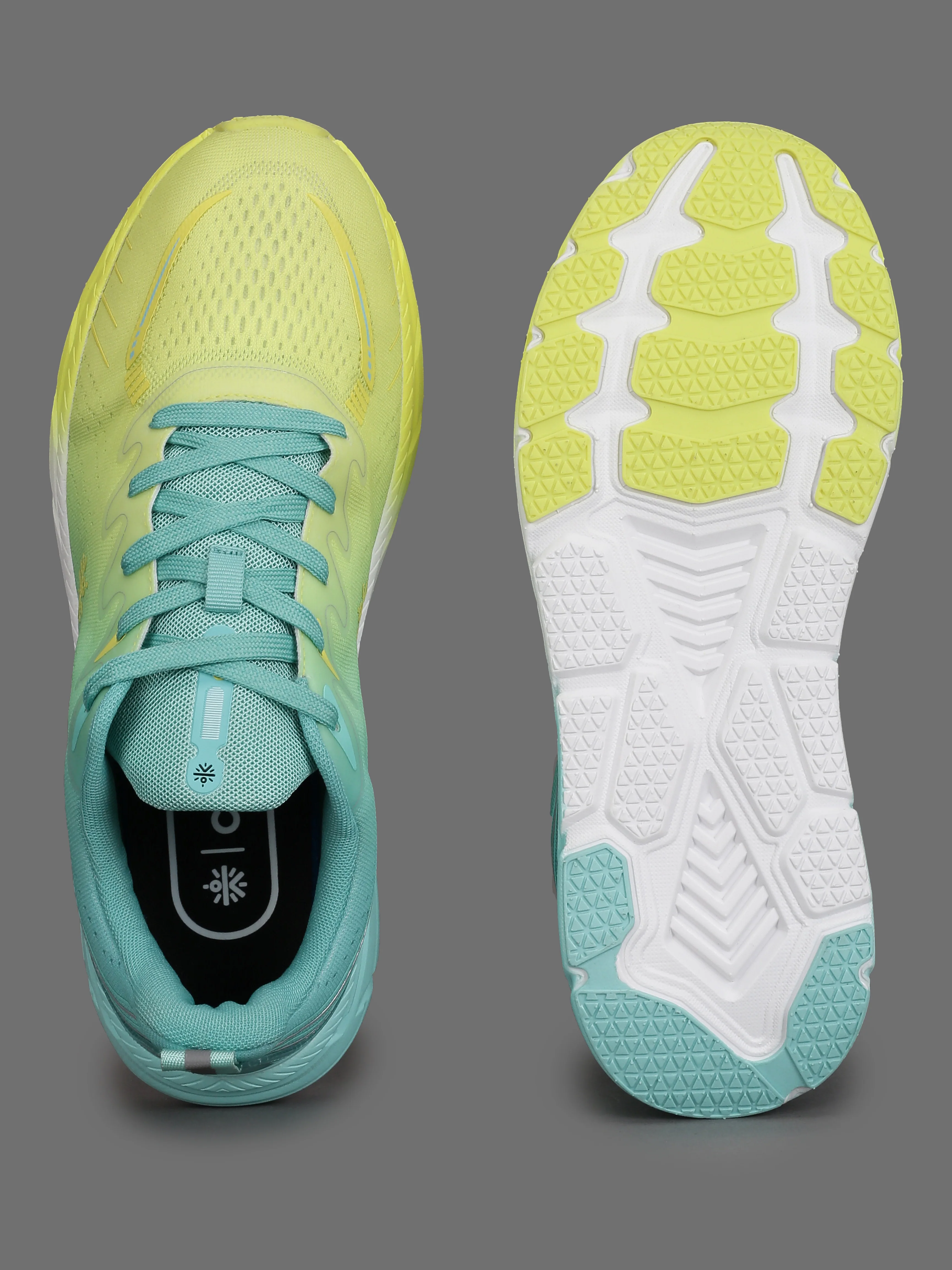 cult Men's Raptor Casual Shoes - Lemon Yellow/Mint Green - Image 6