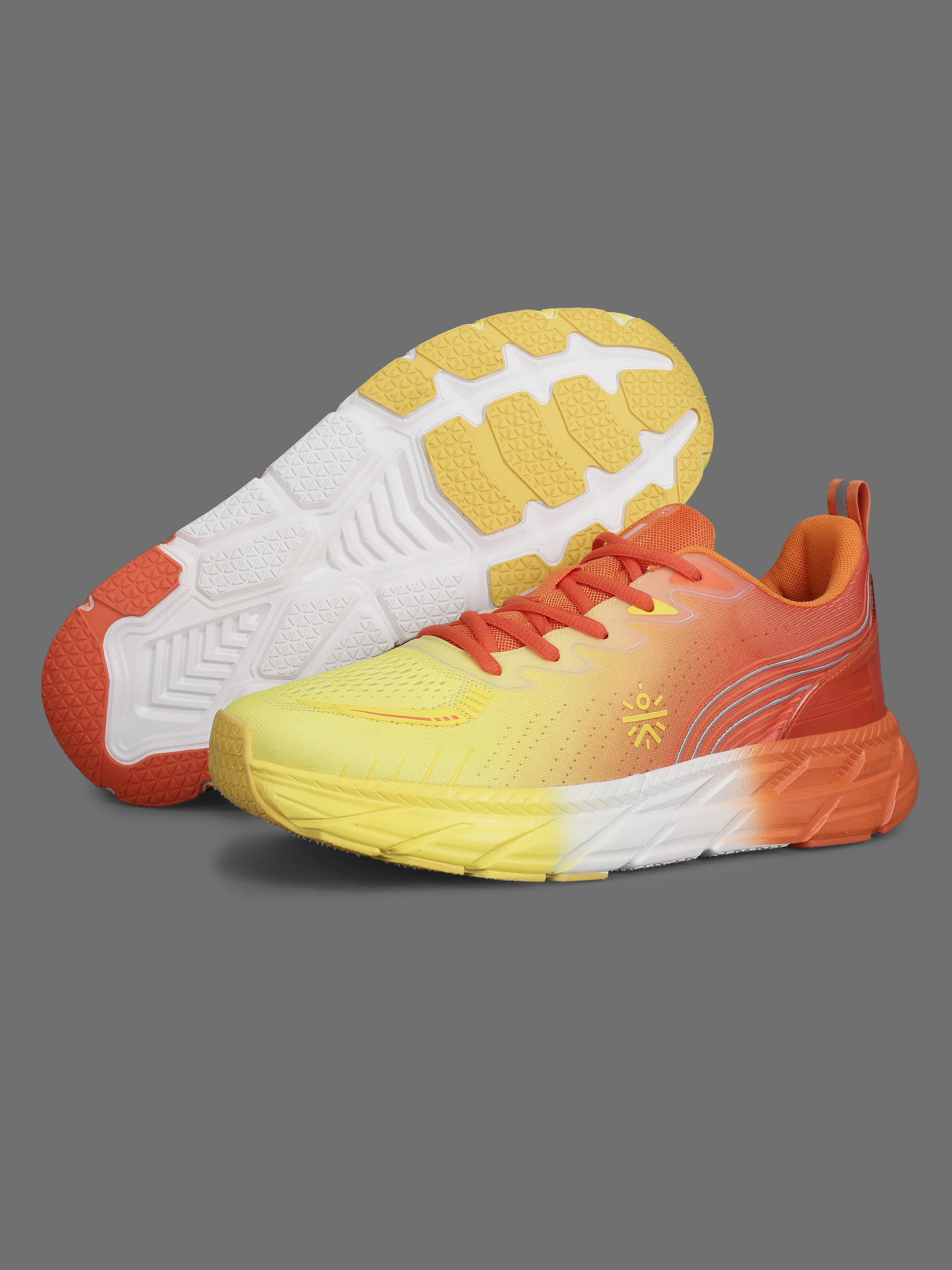 cult Men's Raptor Casual Shoes - Lemon Yellow/Orange - Image 12