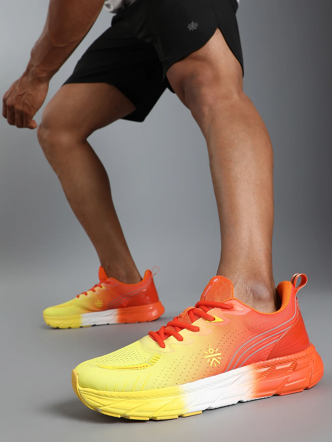 cult Men's Raptor Casual Shoes - Lemon Yellow/Orange - Image 8