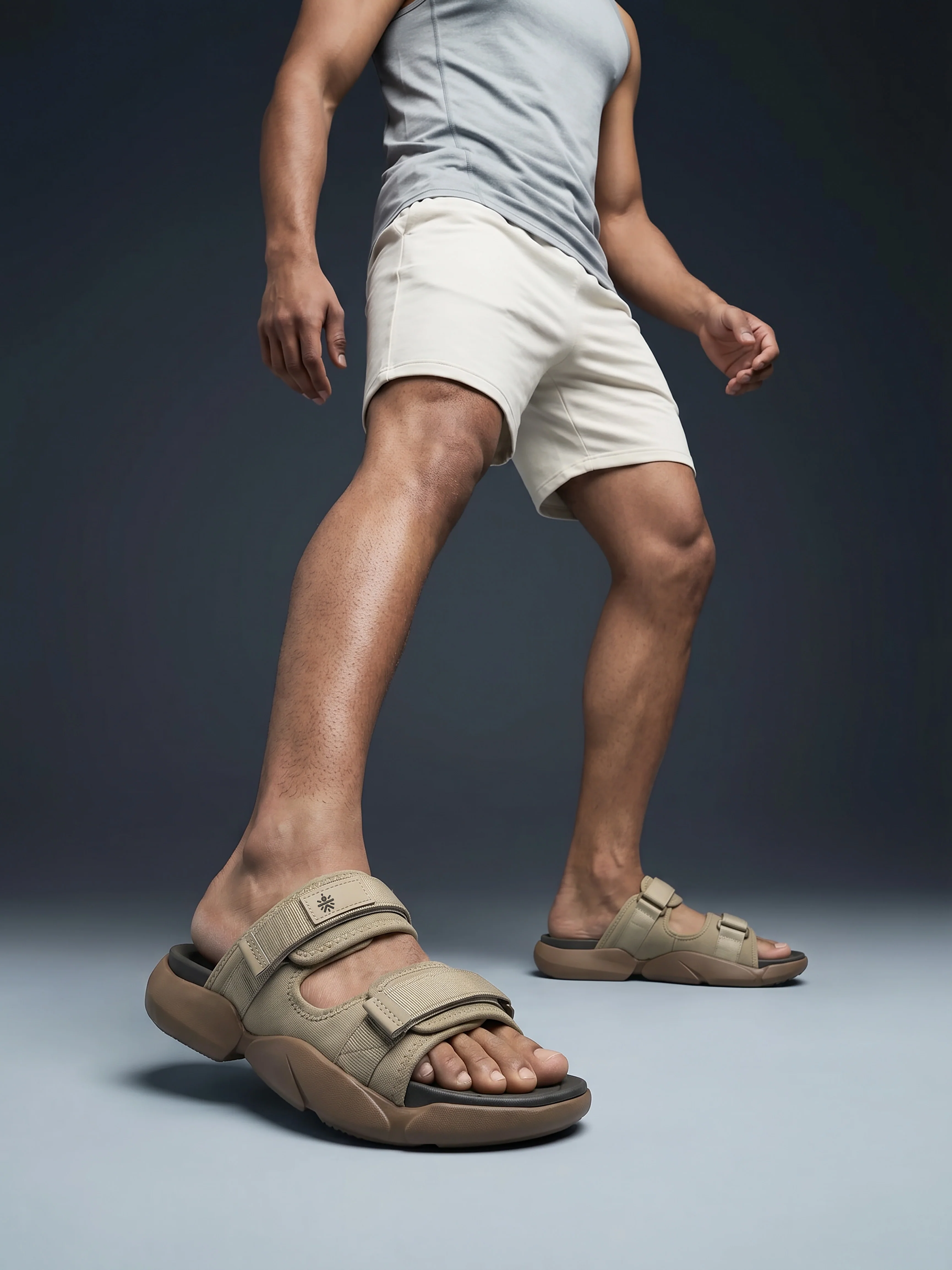 cult Men's SoftTread Sliders - Beige - Image 7
