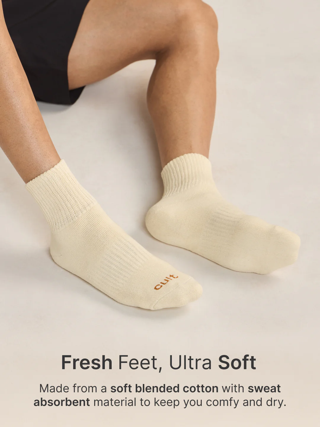 CULT Men's Crew Length Cotton Socks  Ultra Soft, Breathable & Anti-Microbial  Casual & Sports Socks with Moisture-Absorbent Fabric - Image 3