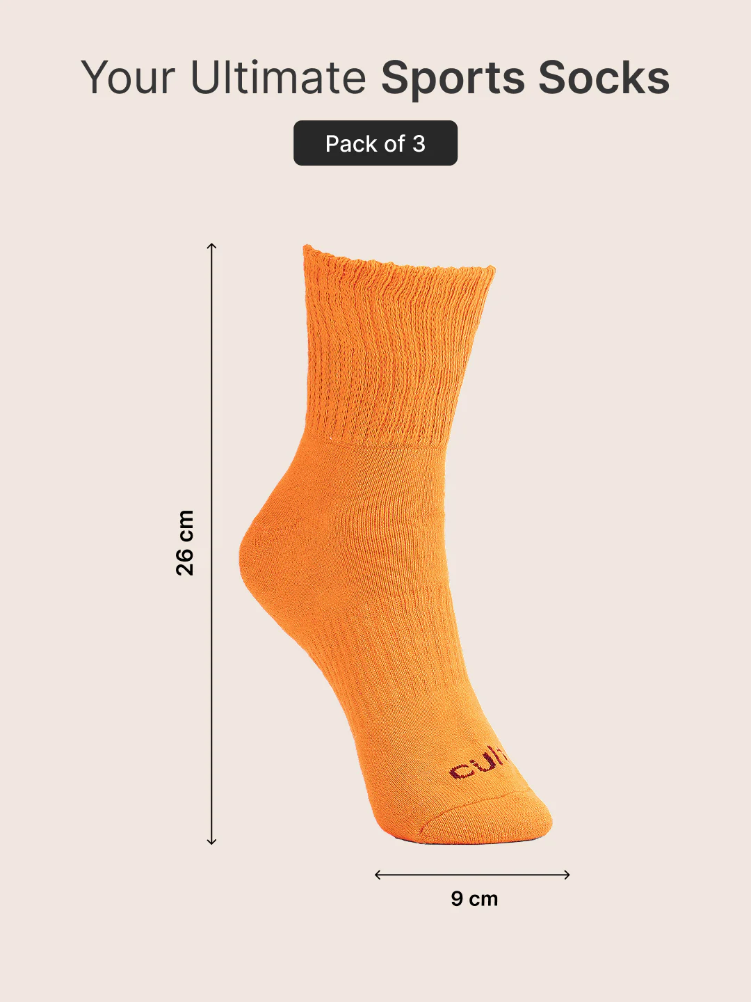 CULT Men's Crew Length Cotton Socks  Ultra Soft, Breathable & Anti-Microbial  Casual & Sports Socks with Moisture-Absorbent Fabric - Image 5